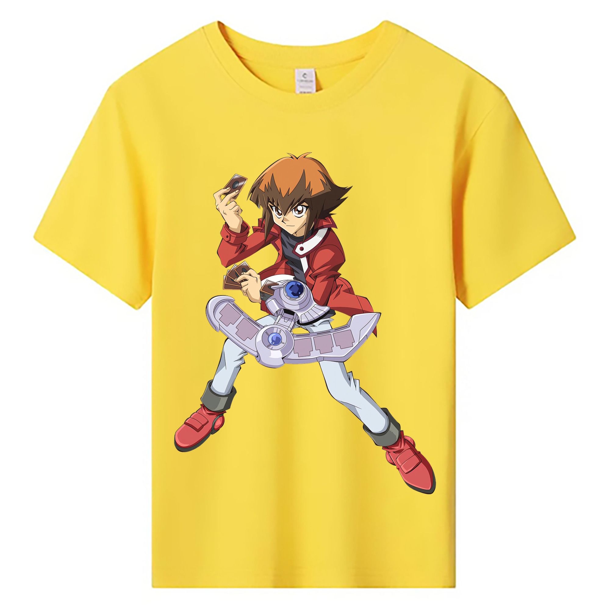 （画像用） 遊☆戯☆王 Yu-Gi-Oh! 綿100％キッズTシャツ（フロントプリント）