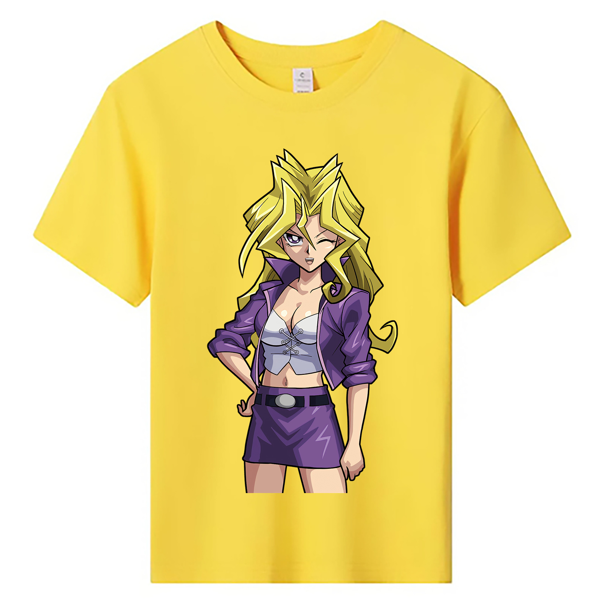 （画像用） 遊☆戯☆王 Yu-Gi-Oh! 綿100％キッズTシャツ（フロントプリント）