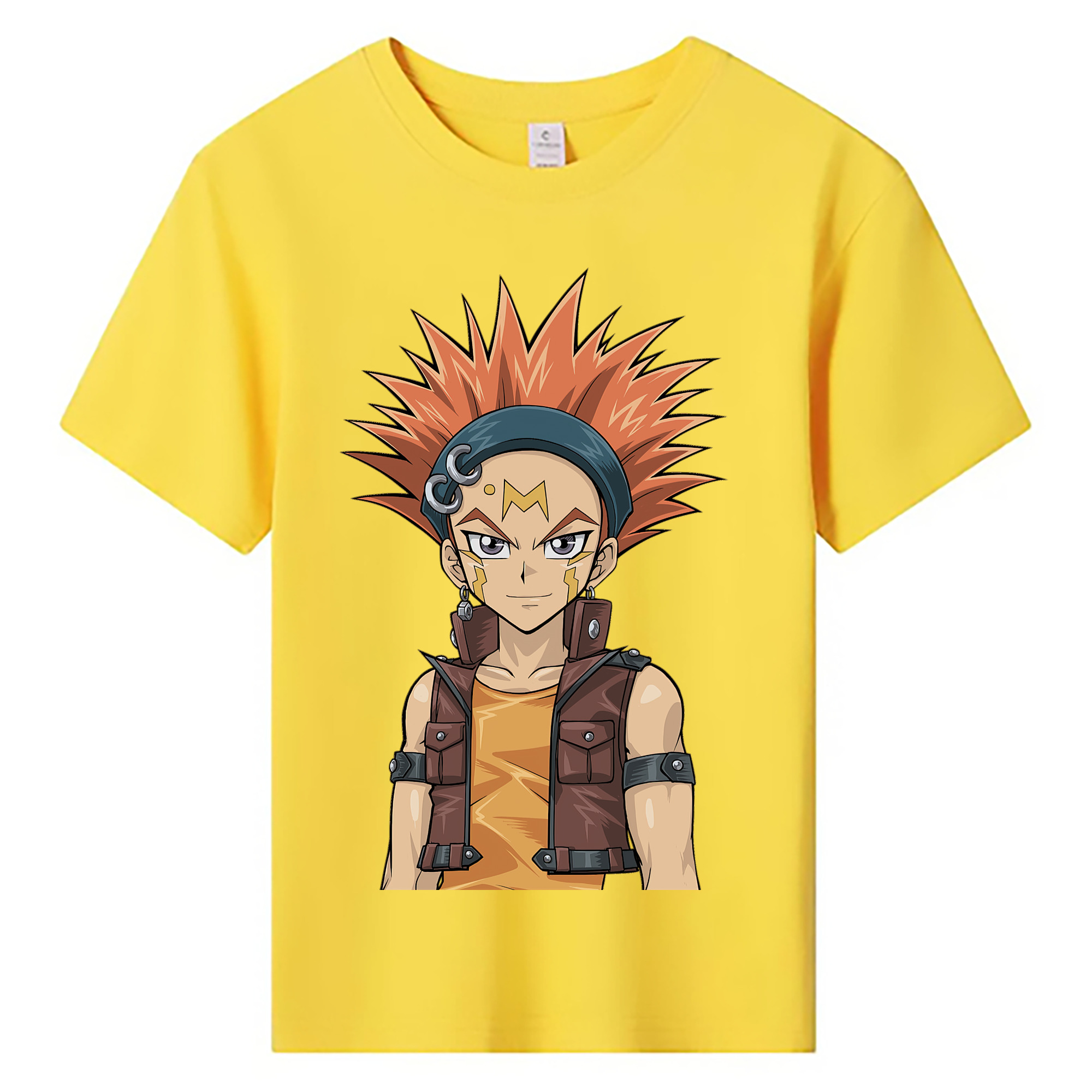 （画像用） 遊☆戯☆王 Yu-Gi-Oh! 綿100％キッズTシャツ（フロントプリント）