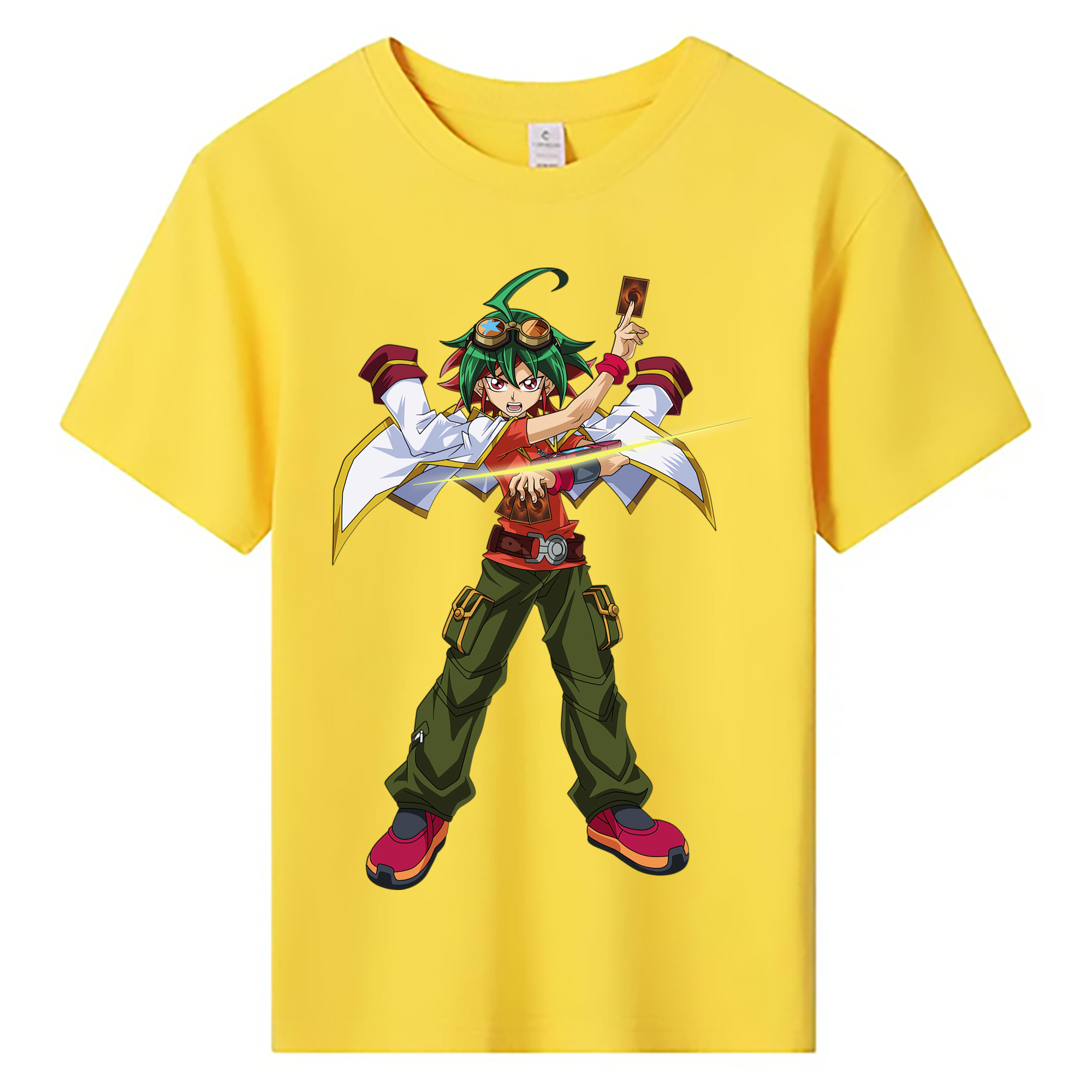 （画像用） 遊☆戯☆王 Yu-Gi-Oh! 綿100％キッズTシャツ（フロントプリント）