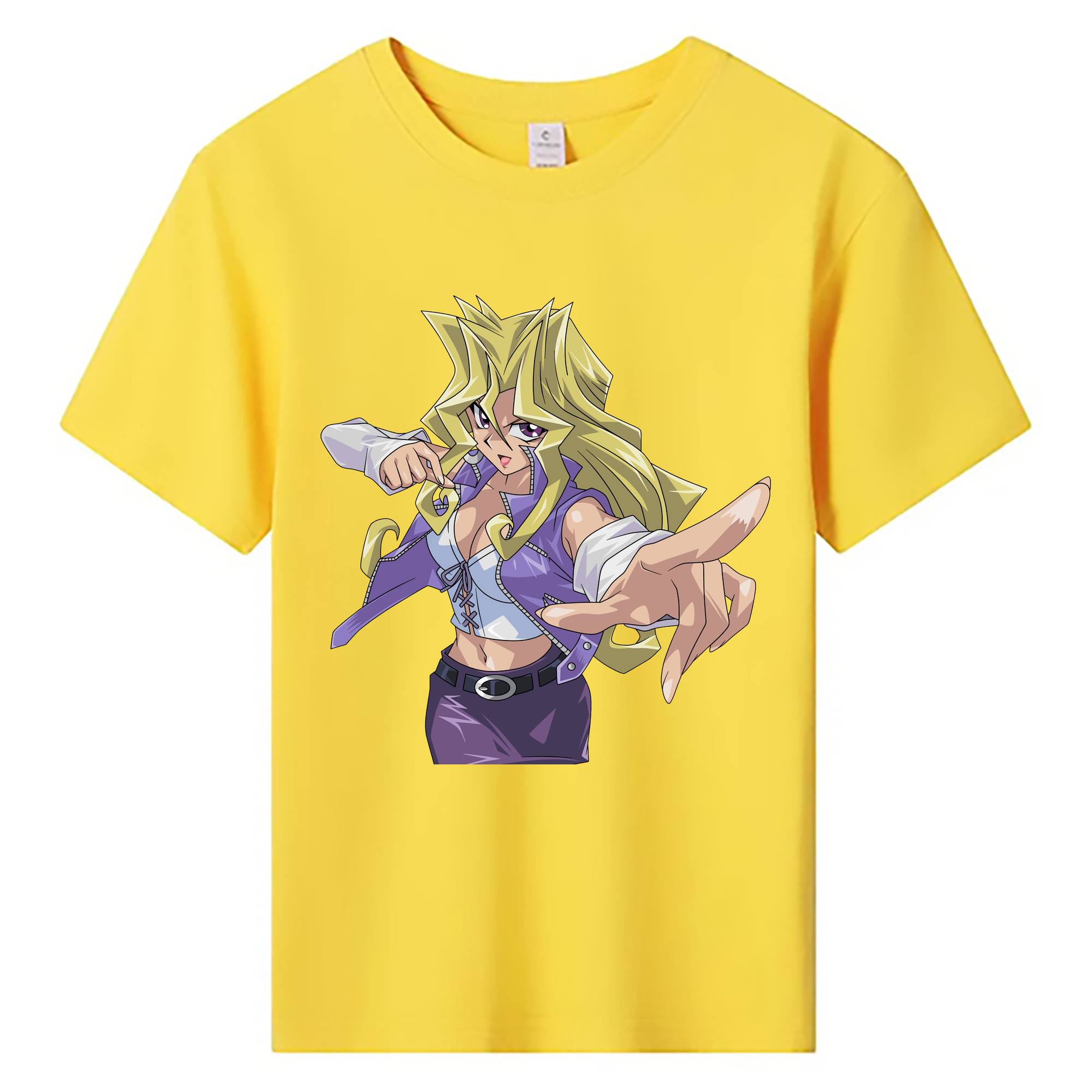 （画像用） 遊☆戯☆王 Yu-Gi-Oh! 綿100％キッズTシャツ（フロントプリント）