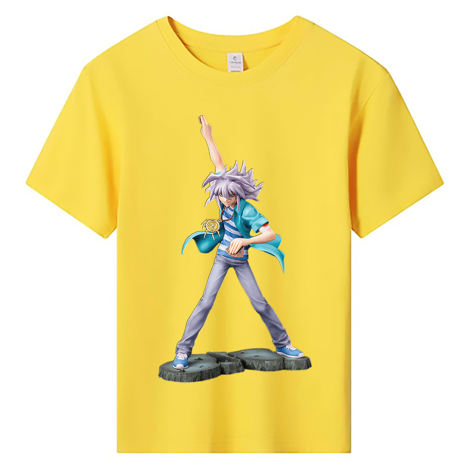（画像用） 遊☆戯☆王 Yu-Gi-Oh! 綿100％キッズTシャツ（フロントプリント）