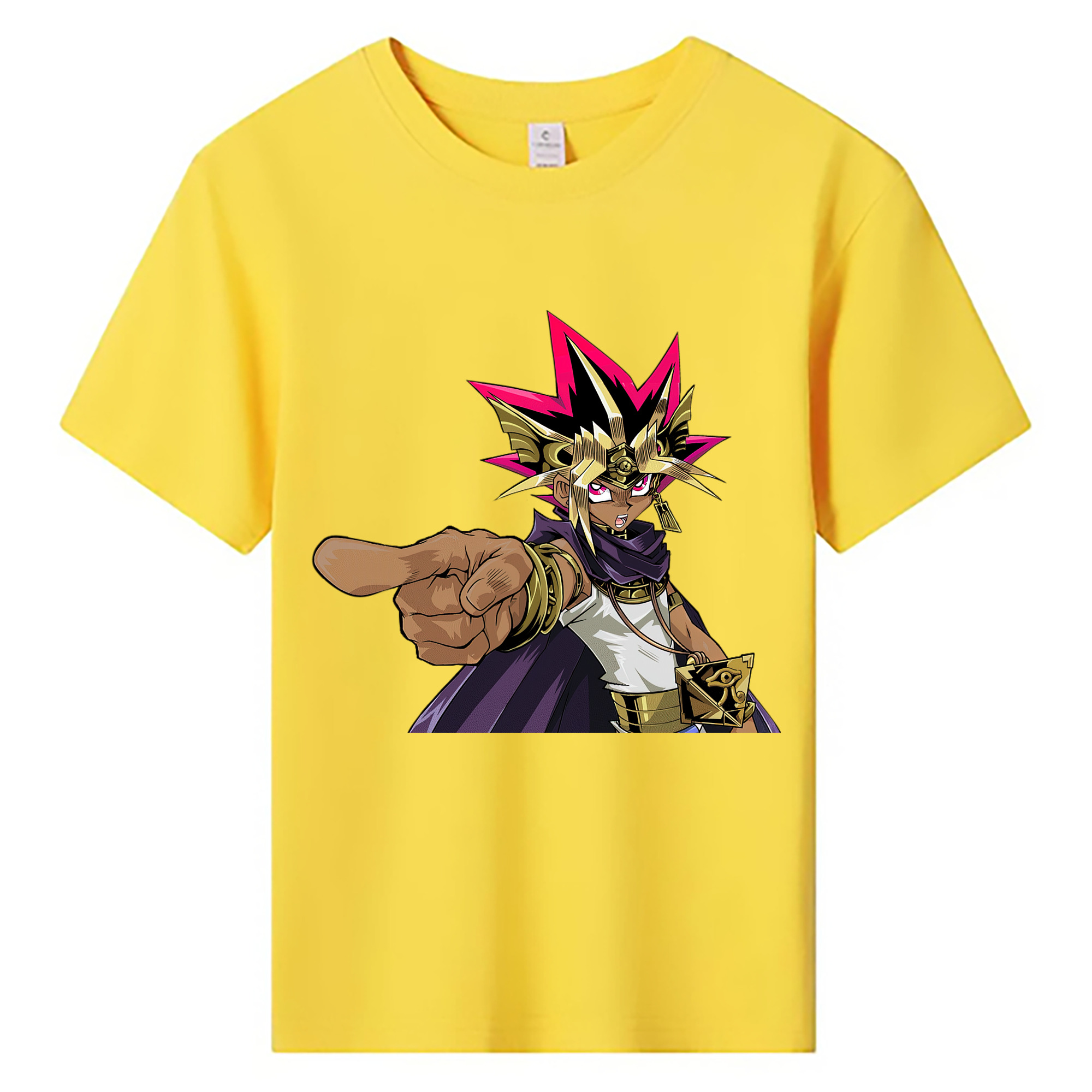 （画像用） 遊☆戯☆王 Yu-Gi-Oh! 綿100％キッズTシャツ（フロントプリント）