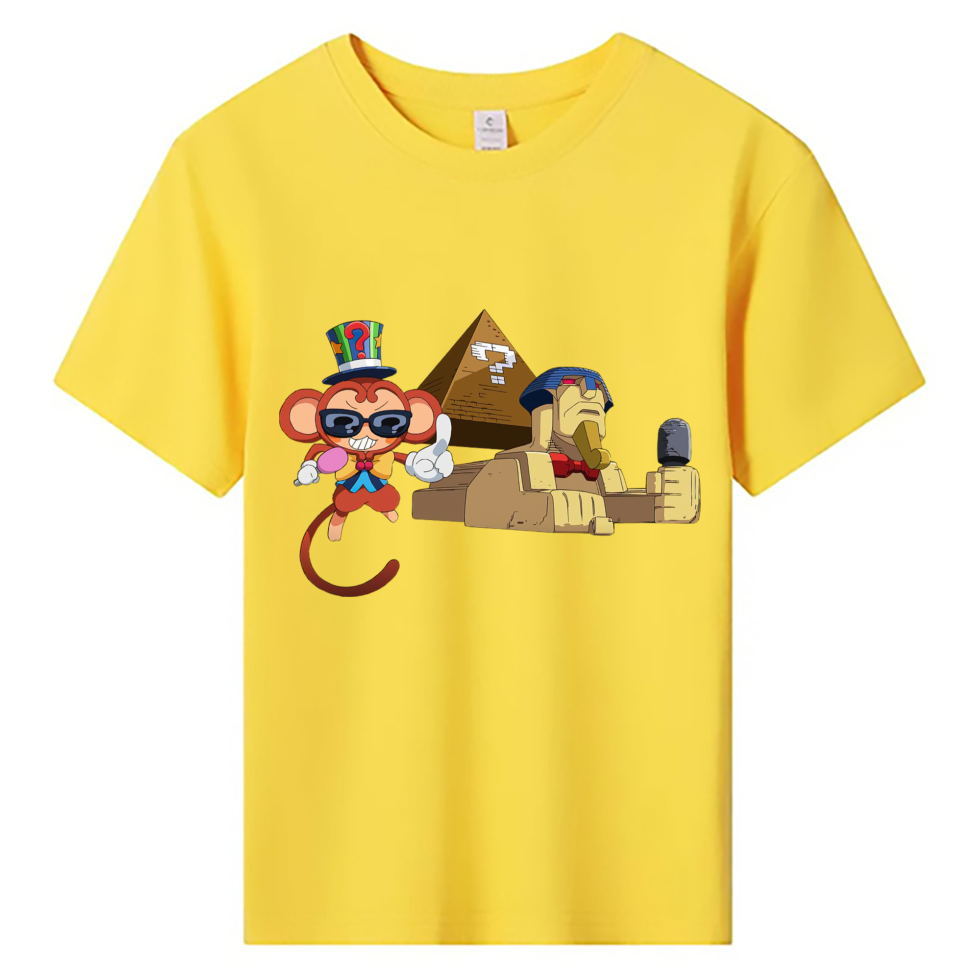 （画像用） 遊☆戯☆王 Yu-Gi-Oh! 綿100％キッズTシャツ（フロントプリント）