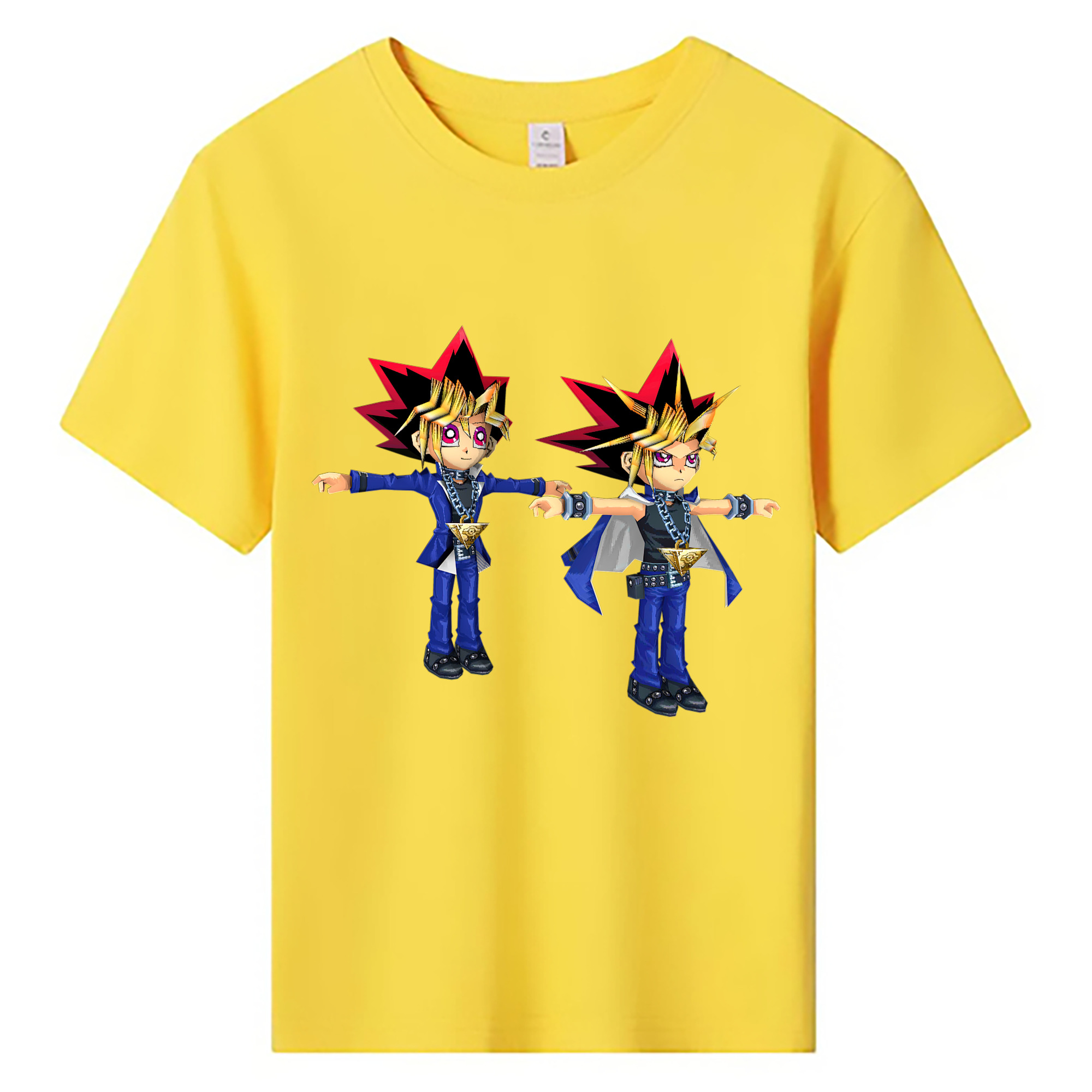 （画像用） 遊☆戯☆王 Yu-Gi-Oh! 綿100％キッズTシャツ（フロントプリント）
