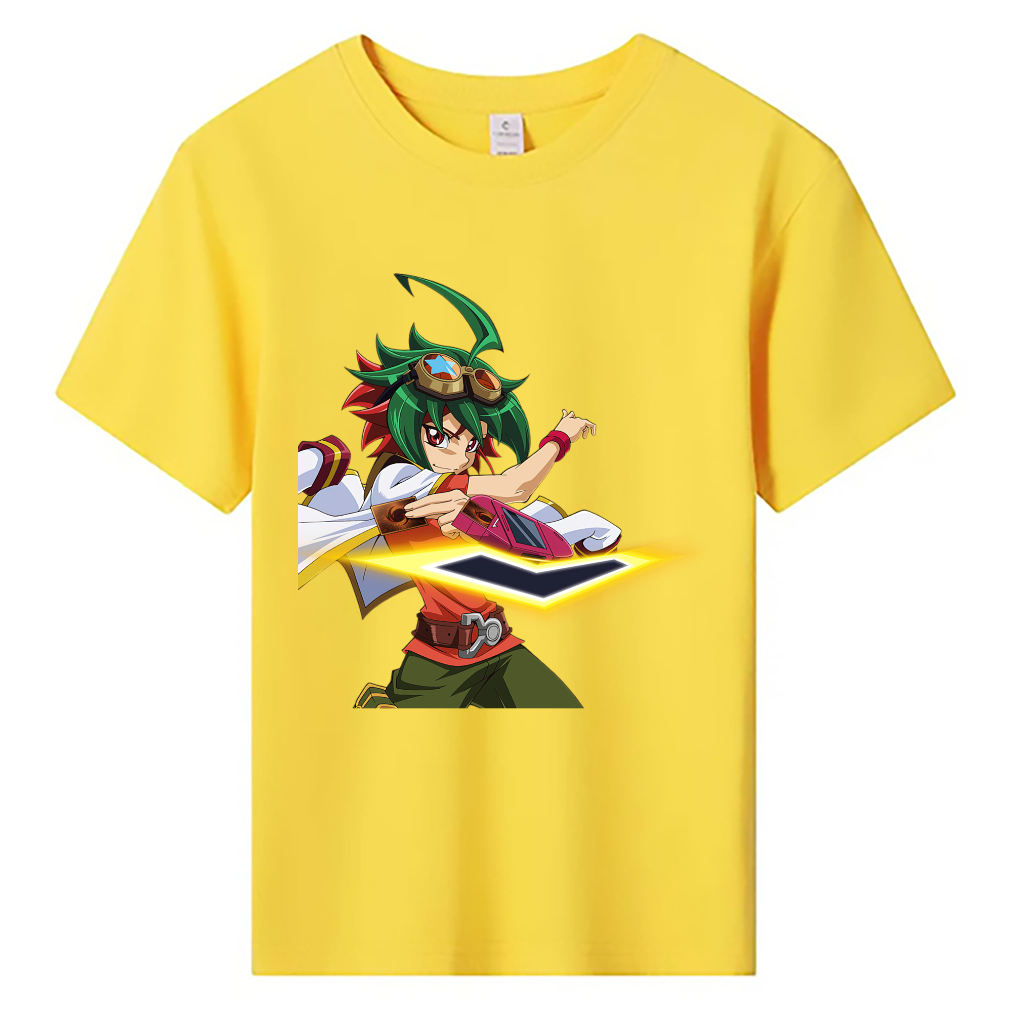 （画像用） 遊☆戯☆王 Yu-Gi-Oh! 綿100％キッズTシャツ（フロントプリント）