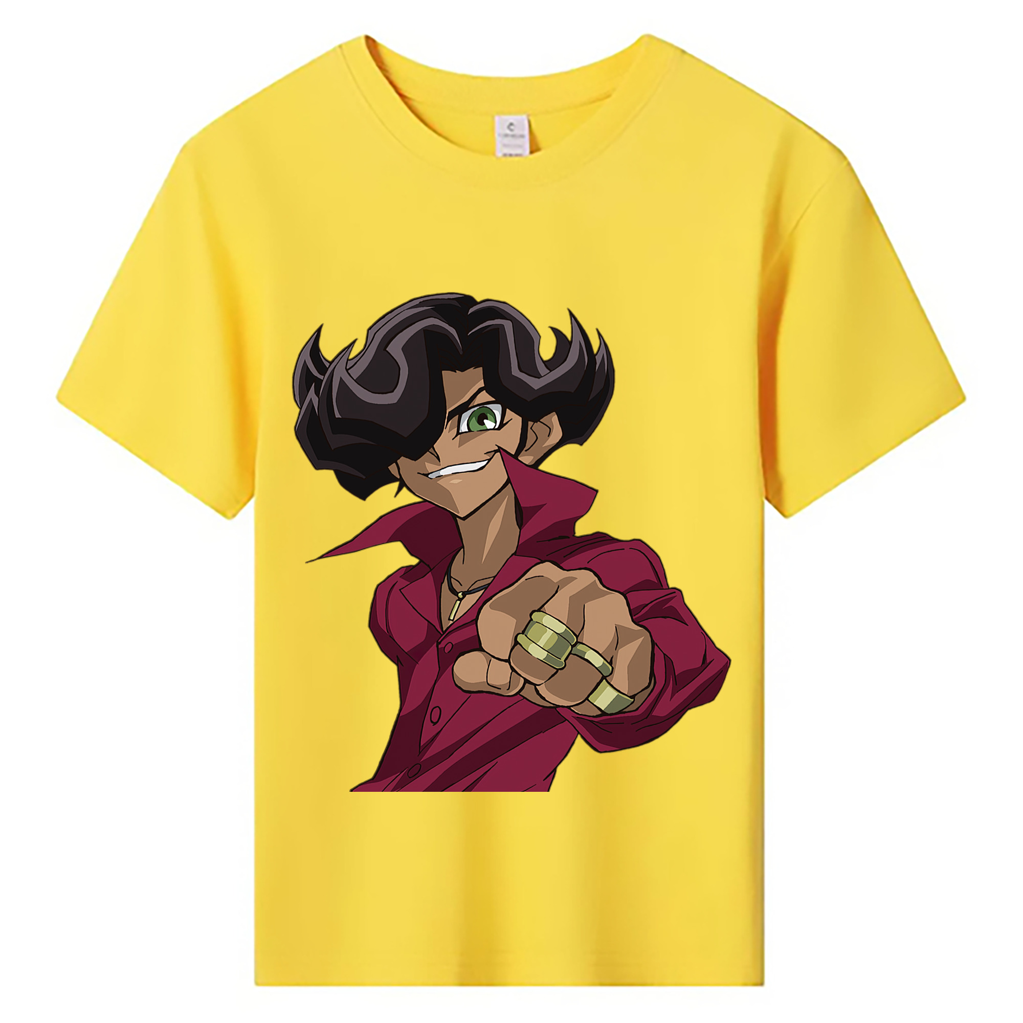 （画像用） 遊☆戯☆王 Yu-Gi-Oh! 綿100％キッズTシャツ（フロントプリント）
