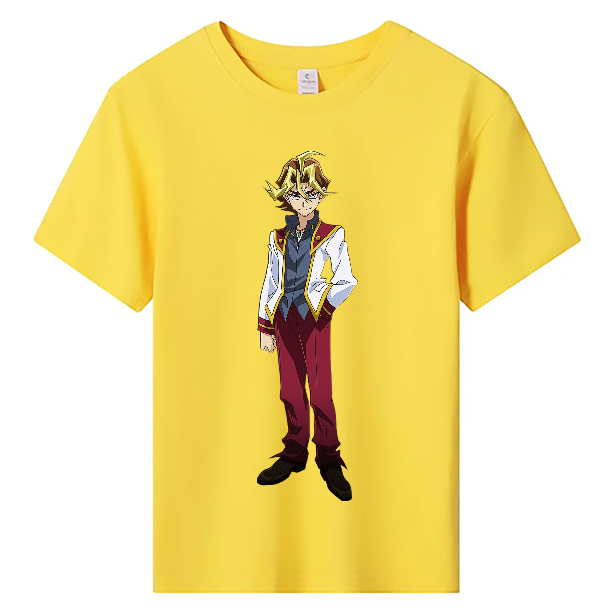 （画像用） 遊☆戯☆王 Yu-Gi-Oh! 綿100％キッズTシャツ（フロントプリント）