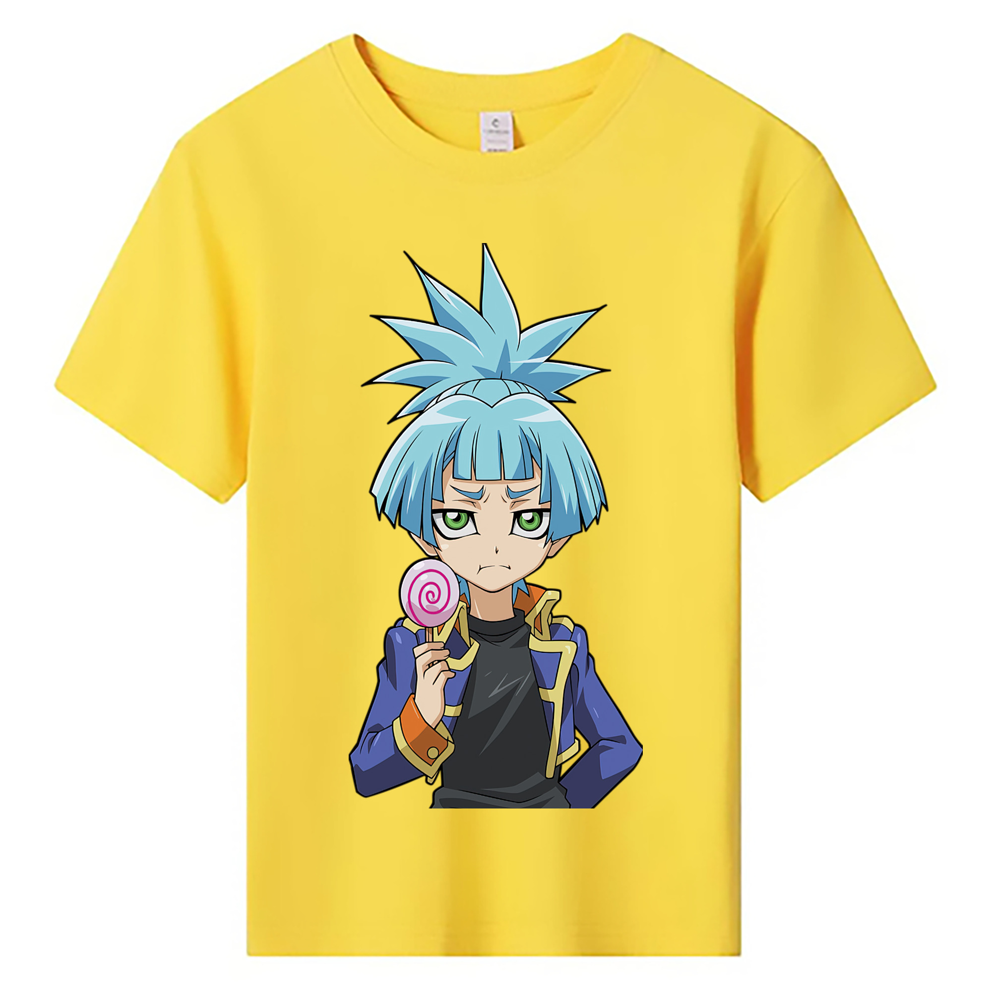 （画像用） 遊☆戯☆王 Yu-Gi-Oh! 綿100％キッズTシャツ（フロントプリント）