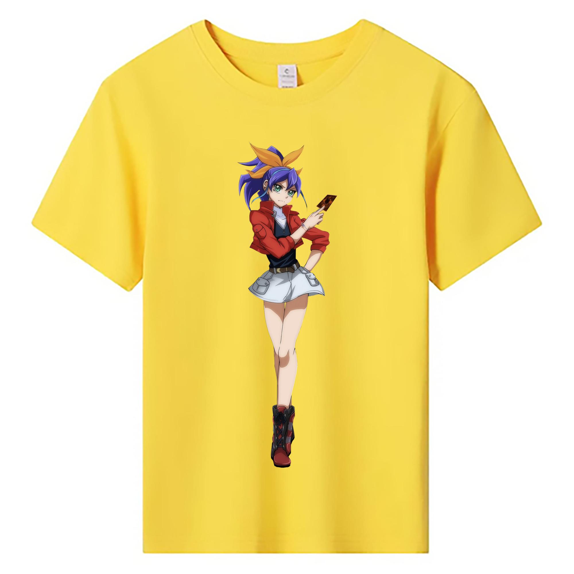 （画像用） 遊☆戯☆王 Yu-Gi-Oh! 綿100％キッズTシャツ（フロントプリント）