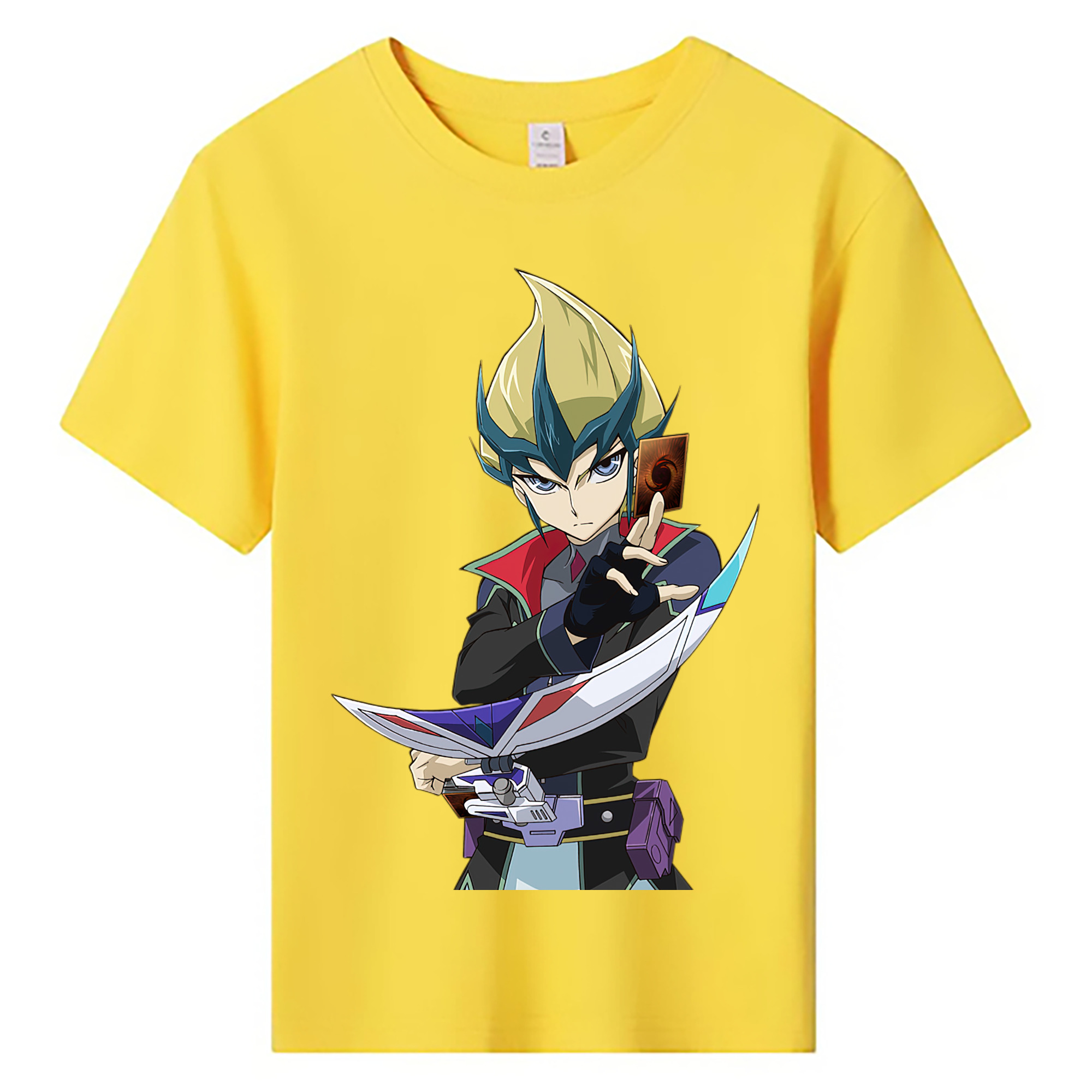 （画像用） 遊☆戯☆王 Yu-Gi-Oh! 綿100％キッズTシャツ（フロントプリント）