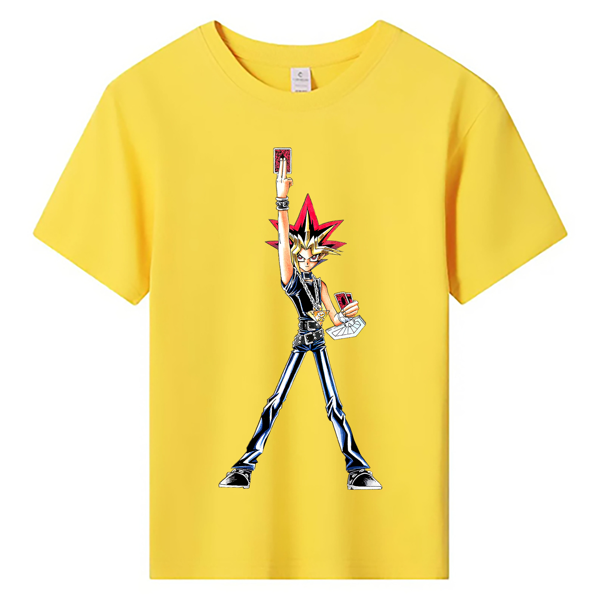 （画像用） 遊☆戯☆王 Yu-Gi-Oh! 綿100％キッズTシャツ（フロントプリント）