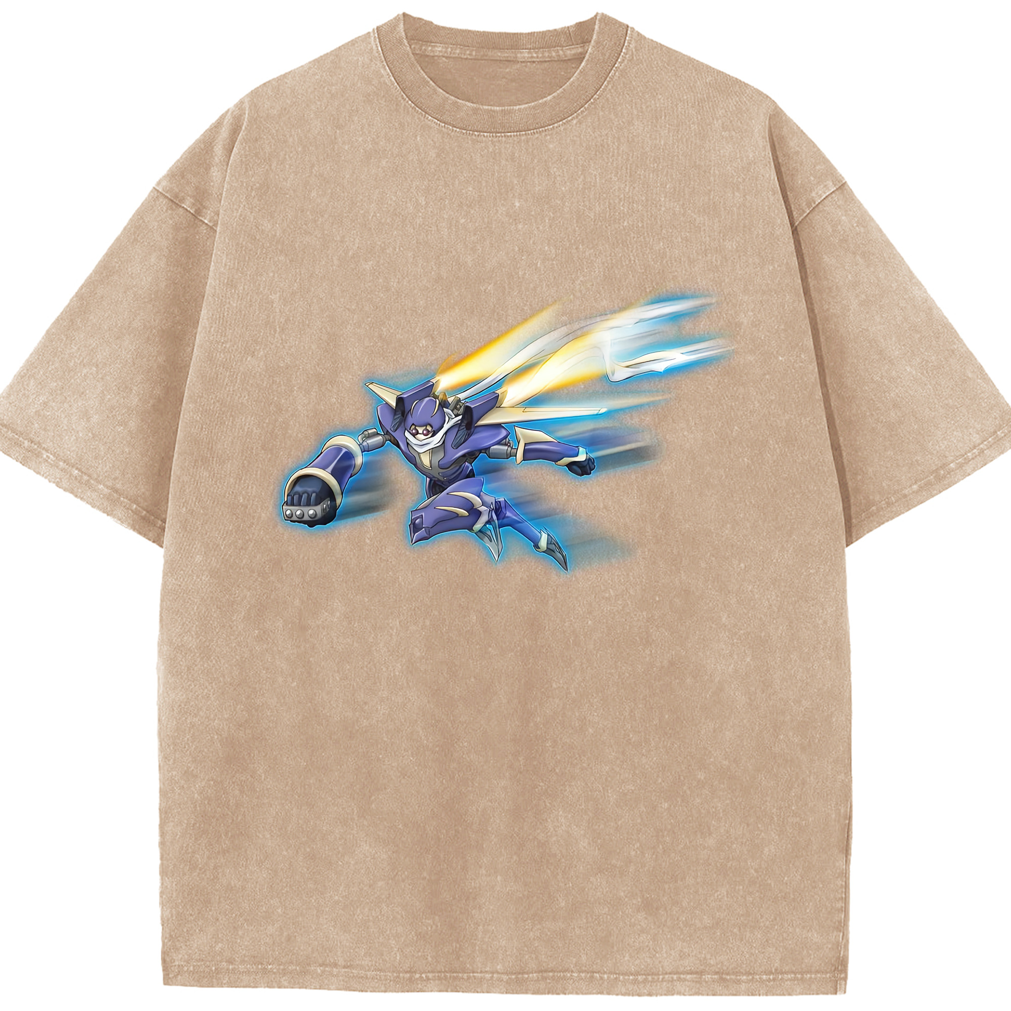 （画像用） 遊☆戯☆王 Yu-Gi-Oh! 綿100% ヴィンテージ風 半袖Tシャツ（フロントプリント）