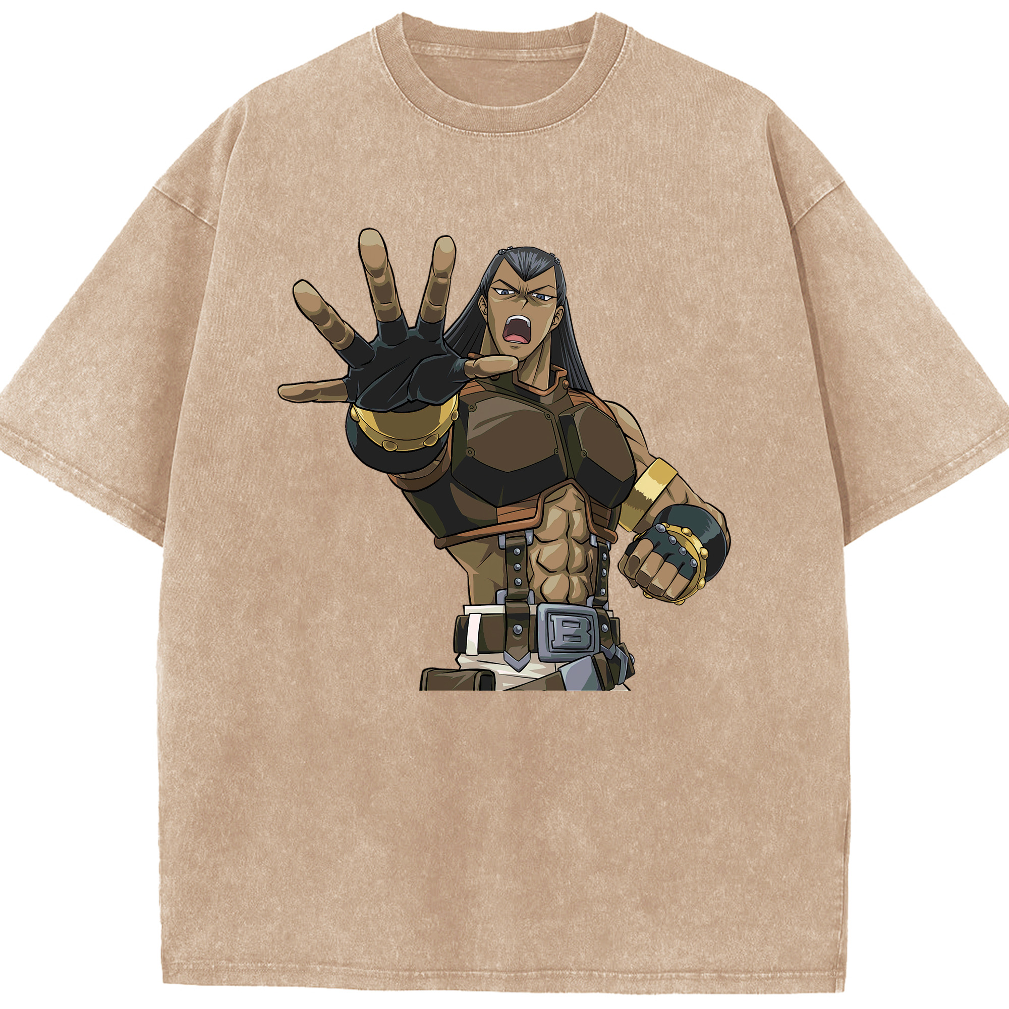 （画像用） 遊☆戯☆王 Yu-Gi-Oh! 綿100% ヴィンテージ風 半袖Tシャツ（フロントプリント）
