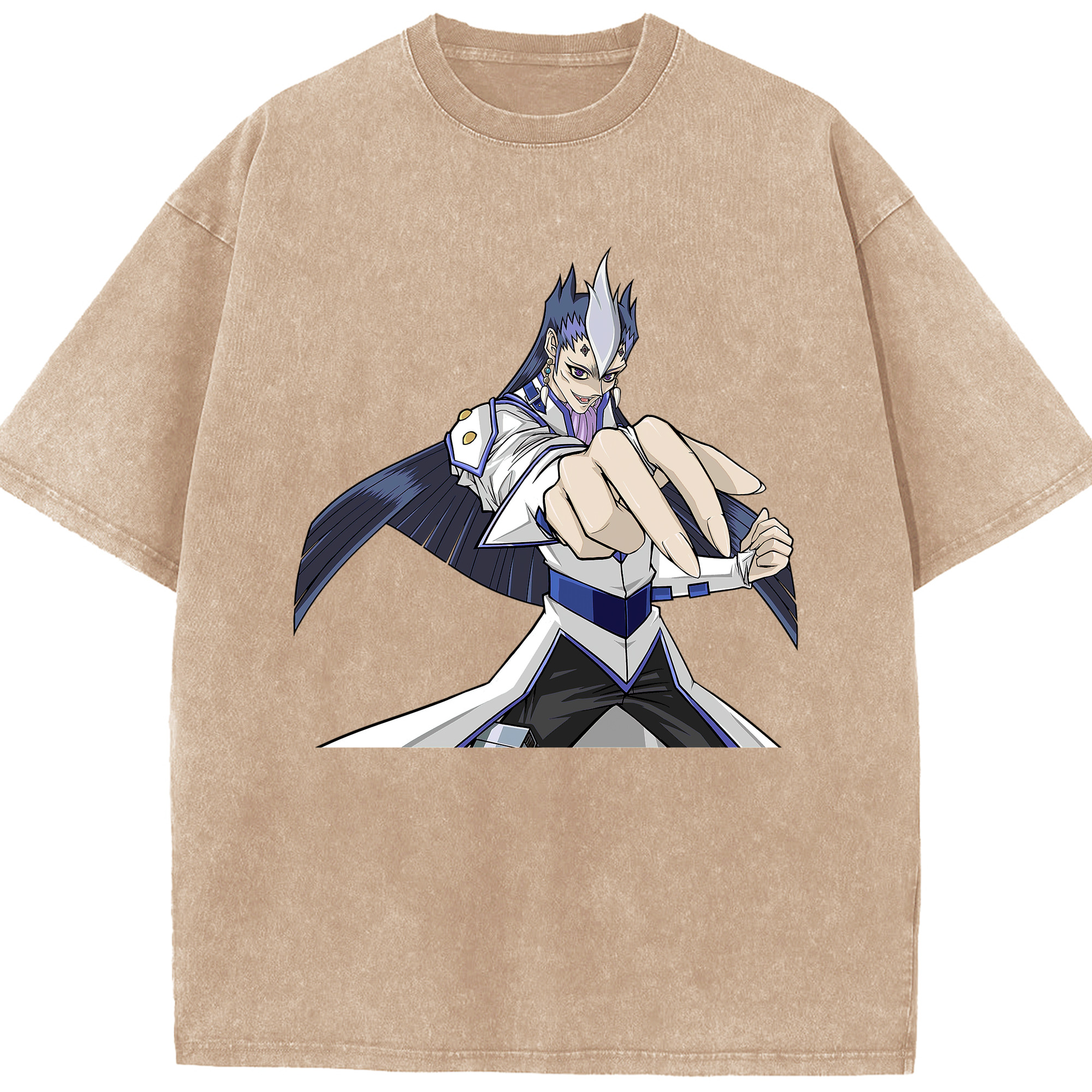 （画像用） 遊☆戯☆王 Yu-Gi-Oh! 綿100% ヴィンテージ風 半袖Tシャツ（フロントプリント）
