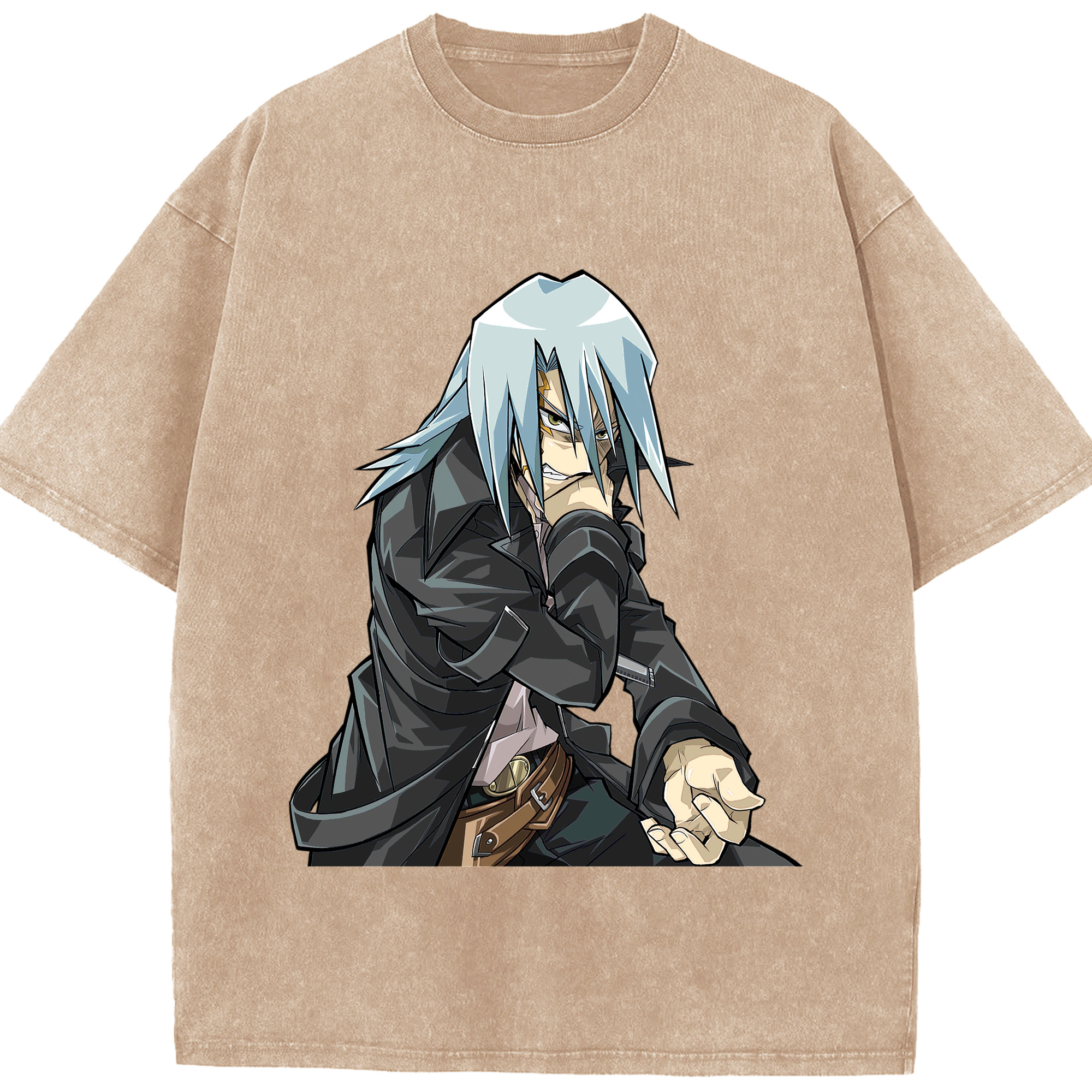 （画像用） 遊☆戯☆王 Yu-Gi-Oh! 綿100% ヴィンテージ風 半袖Tシャツ（フロントプリント）