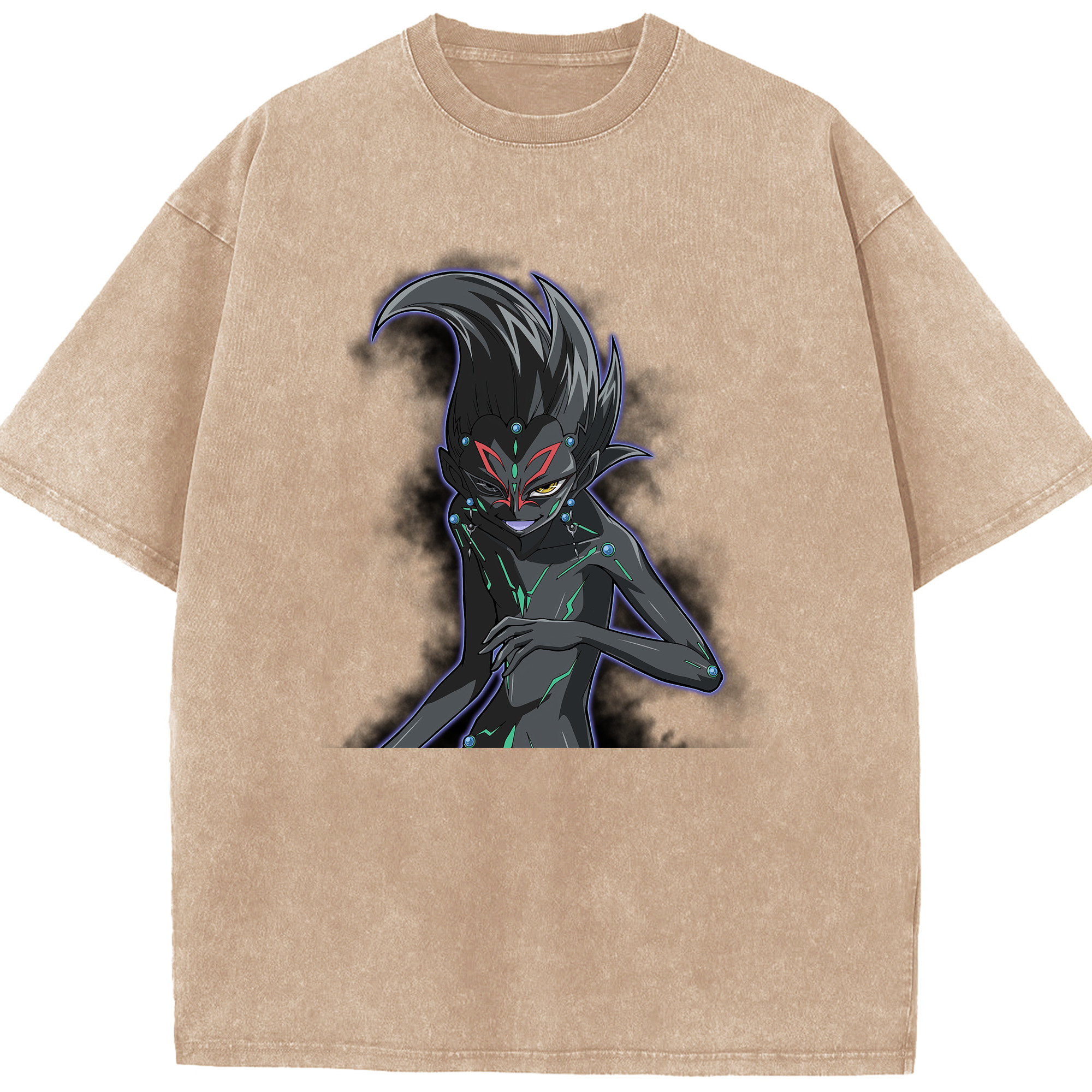 （画像用） 遊☆戯☆王 Yu-Gi-Oh! 綿100% ヴィンテージ風 半袖Tシャツ（フロントプリント）