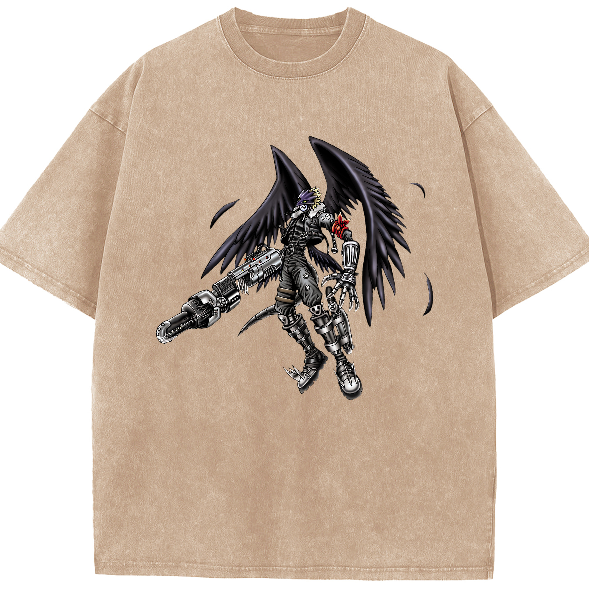 （画像用） 遊☆戯☆王 Yu-Gi-Oh! 綿100% ヴィンテージ風 半袖Tシャツ（フロントプリント）