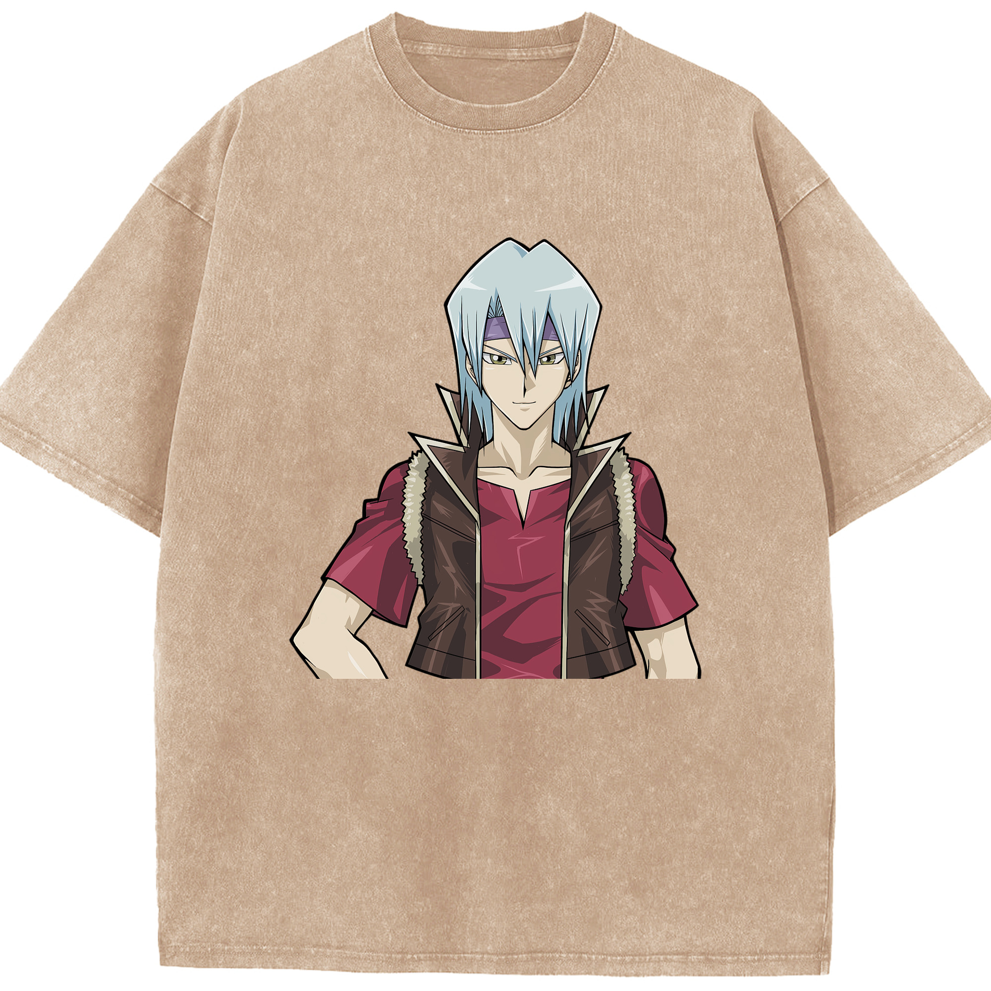 （画像用） 遊☆戯☆王 Yu-Gi-Oh! 綿100% ヴィンテージ風 半袖Tシャツ（フロントプリント）