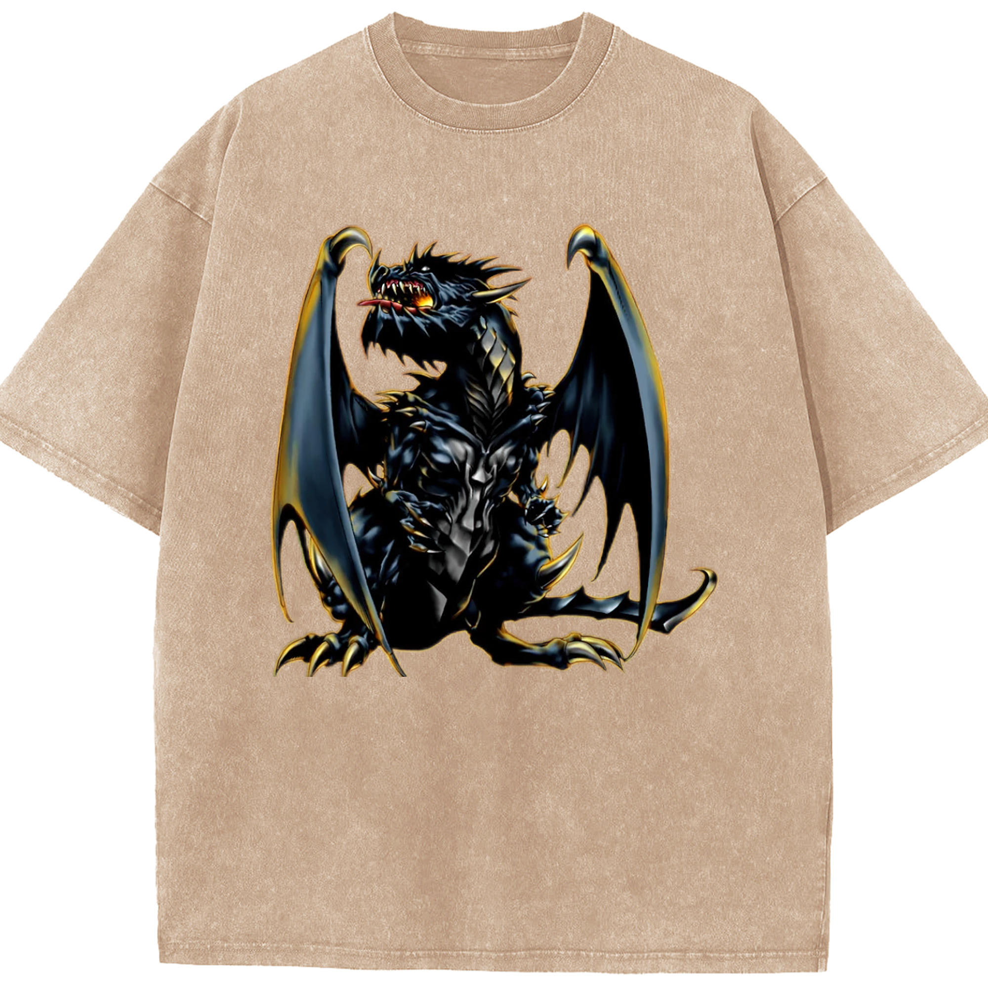 （画像用） 遊☆戯☆王 Yu-Gi-Oh! 綿100% ヴィンテージ風 半袖Tシャツ（フロントプリント）