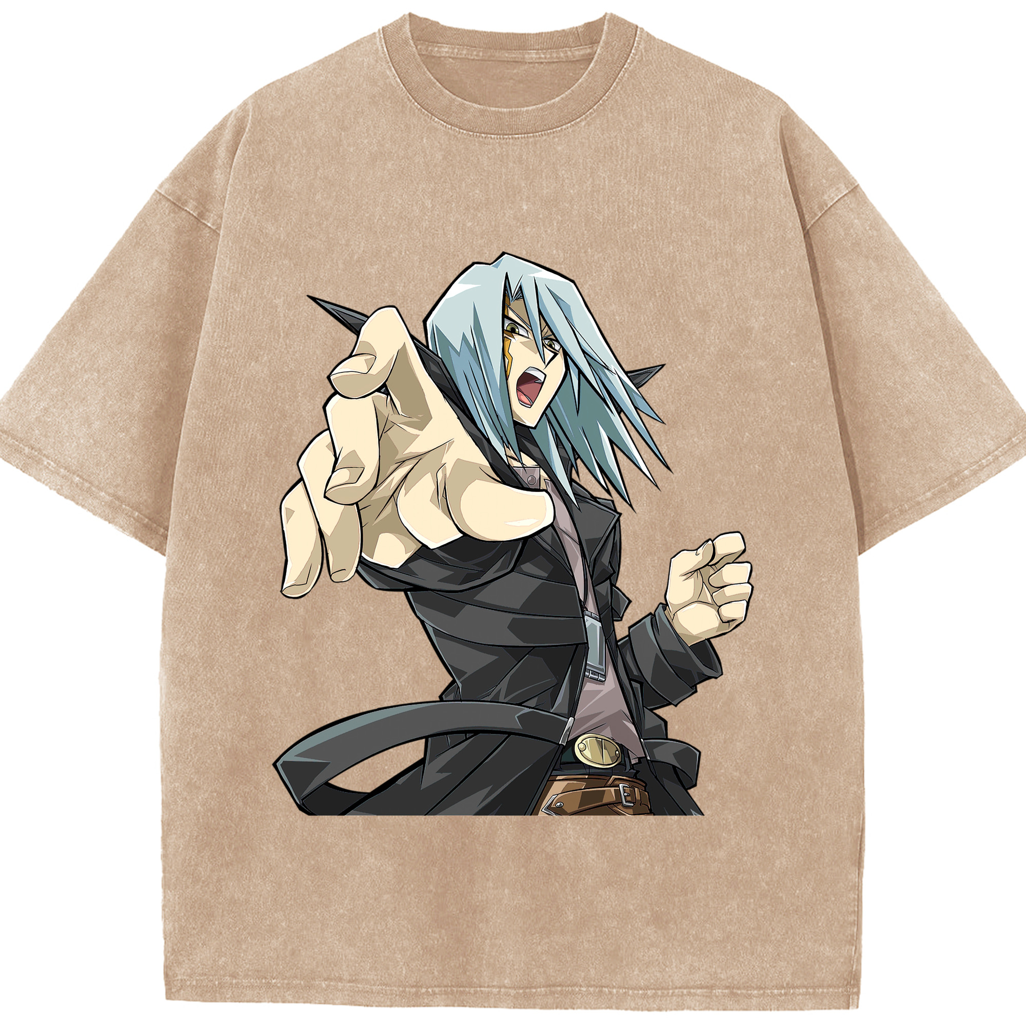 （画像用） 遊☆戯☆王 Yu-Gi-Oh! 綿100% ヴィンテージ風 半袖Tシャツ（フロントプリント）
