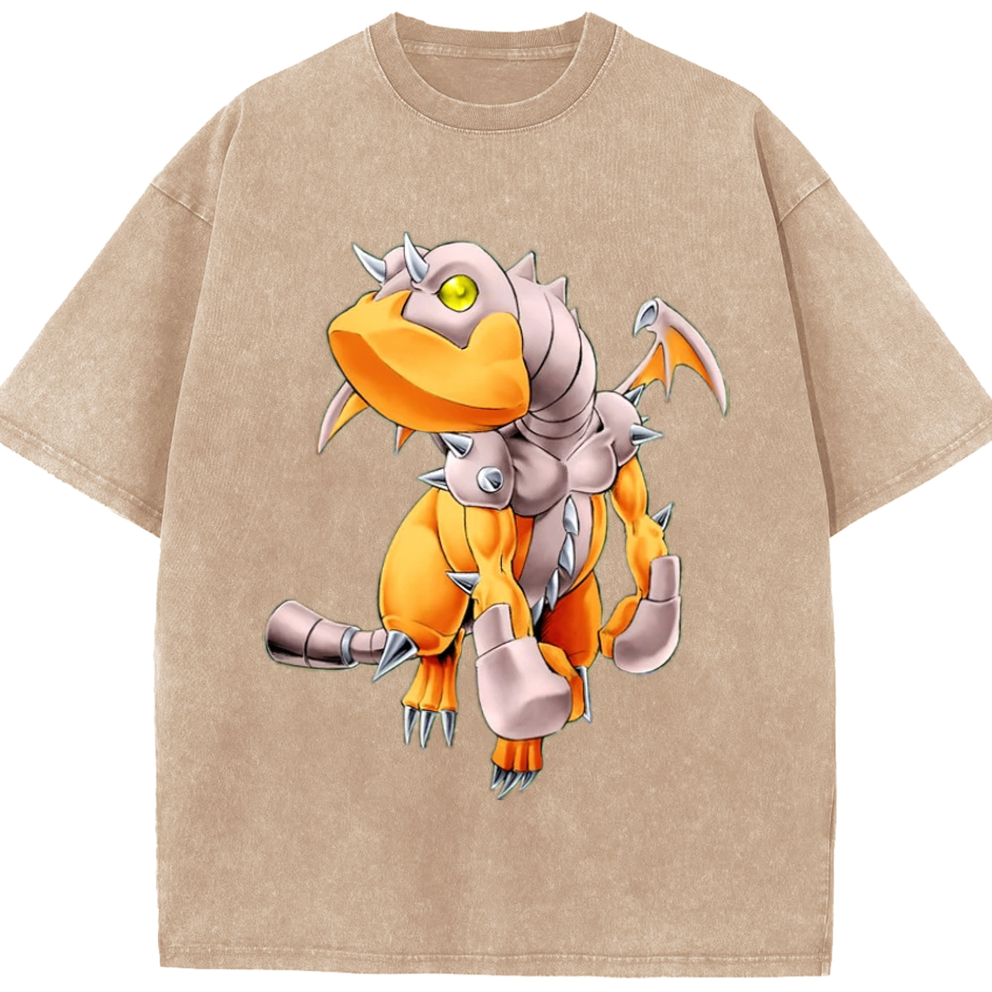 （画像用） 遊☆戯☆王 Yu-Gi-Oh! 綿100% ヴィンテージ風 半袖Tシャツ（フロントプリント）