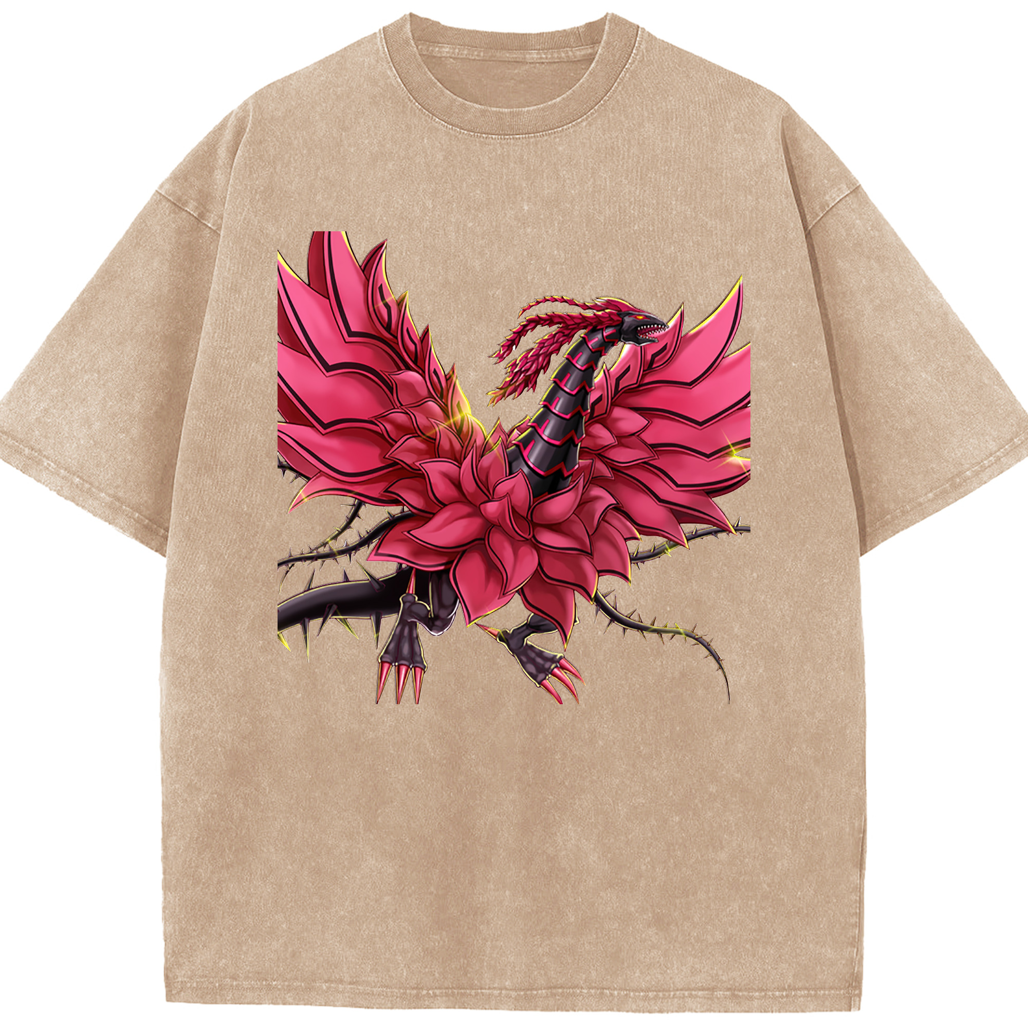 （画像用） 遊☆戯☆王 Yu-Gi-Oh! 綿100% ヴィンテージ風 半袖Tシャツ（フロントプリント）