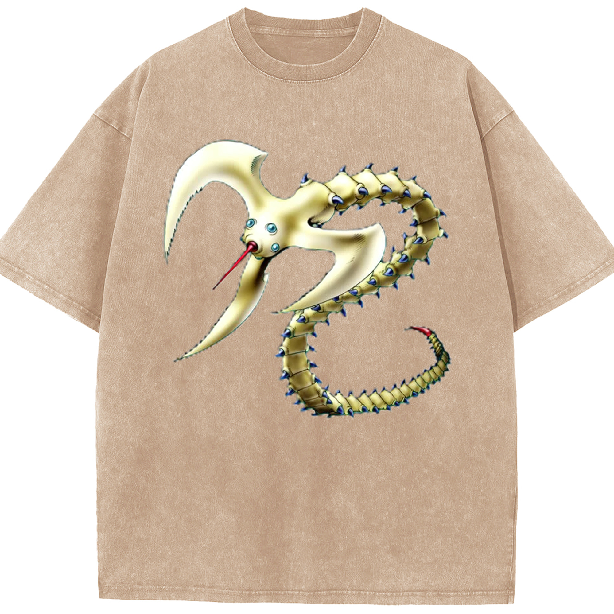 （画像用） 遊☆戯☆王 Yu-Gi-Oh! 綿100% ヴィンテージ風 半袖Tシャツ（フロントプリント）