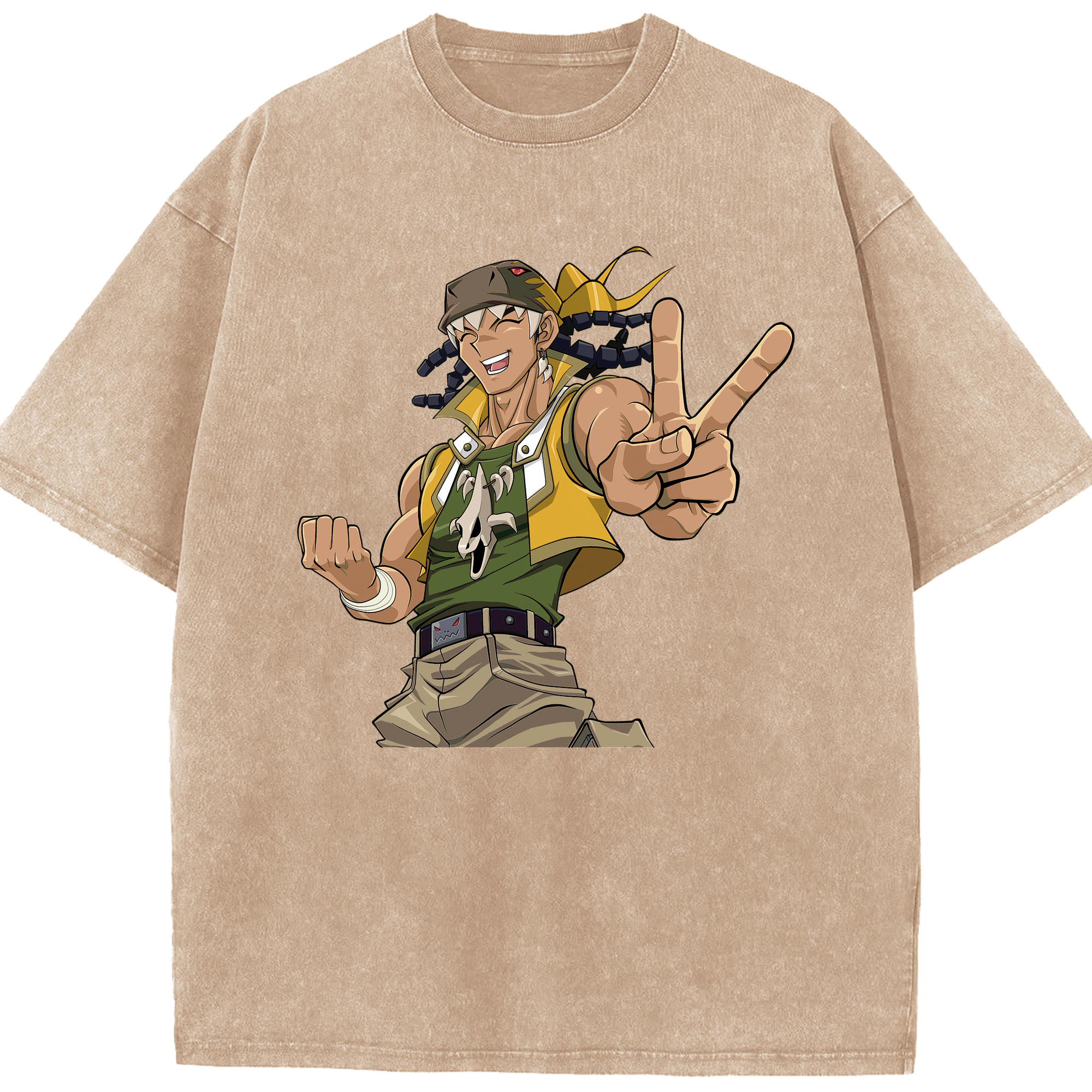 （画像用） 遊☆戯☆王 Yu-Gi-Oh! 綿100% ヴィンテージ風 半袖Tシャツ（フロントプリント）