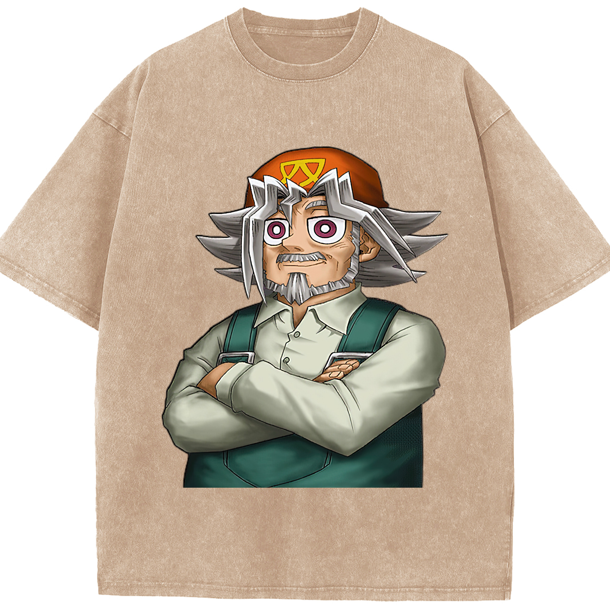 （画像用） 遊☆戯☆王 Yu-Gi-Oh! 綿100% ヴィンテージ風 半袖Tシャツ（フロントプリント）