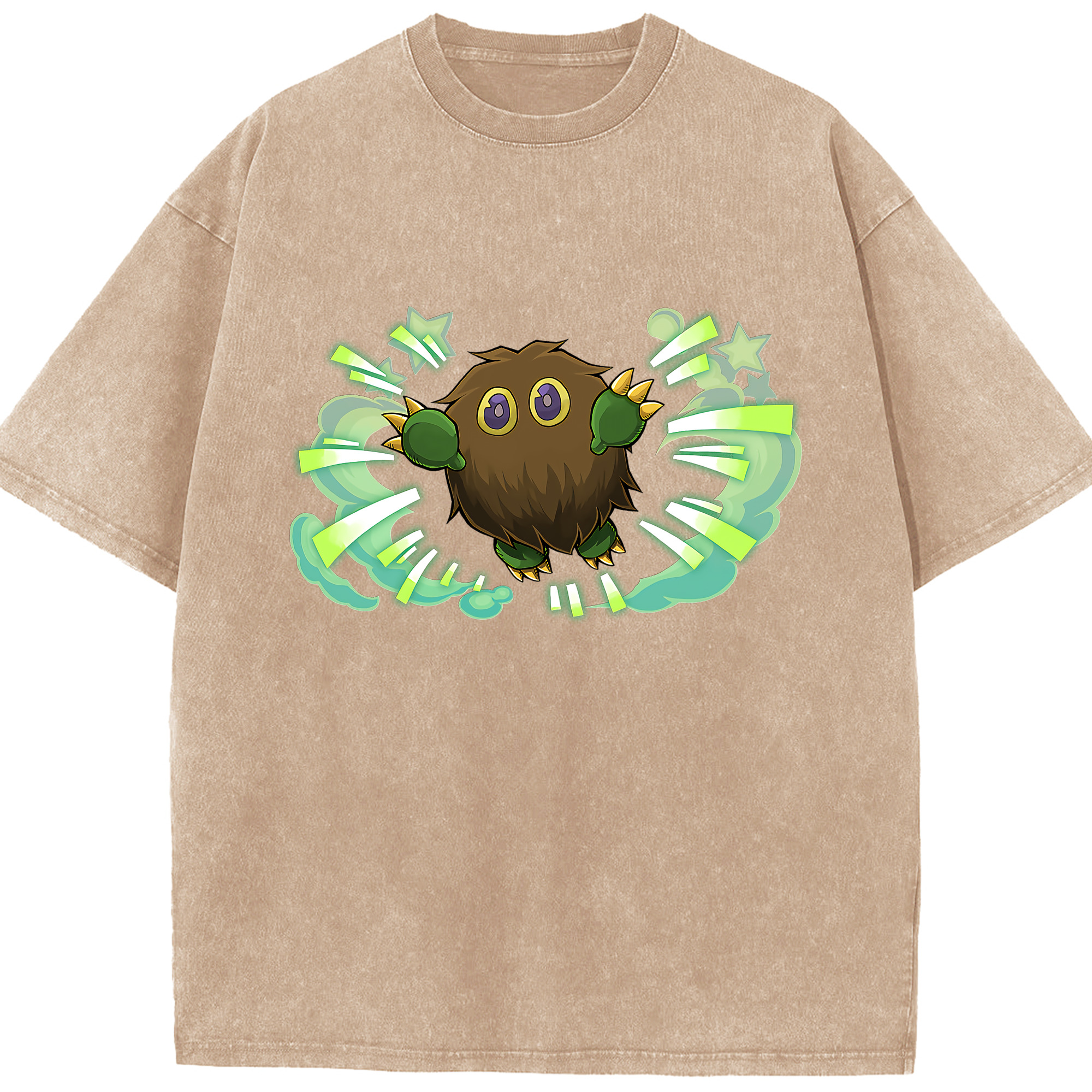 （画像用） 遊☆戯☆王 Yu-Gi-Oh! 綿100% ヴィンテージ風 半袖Tシャツ（フロントプリント）
