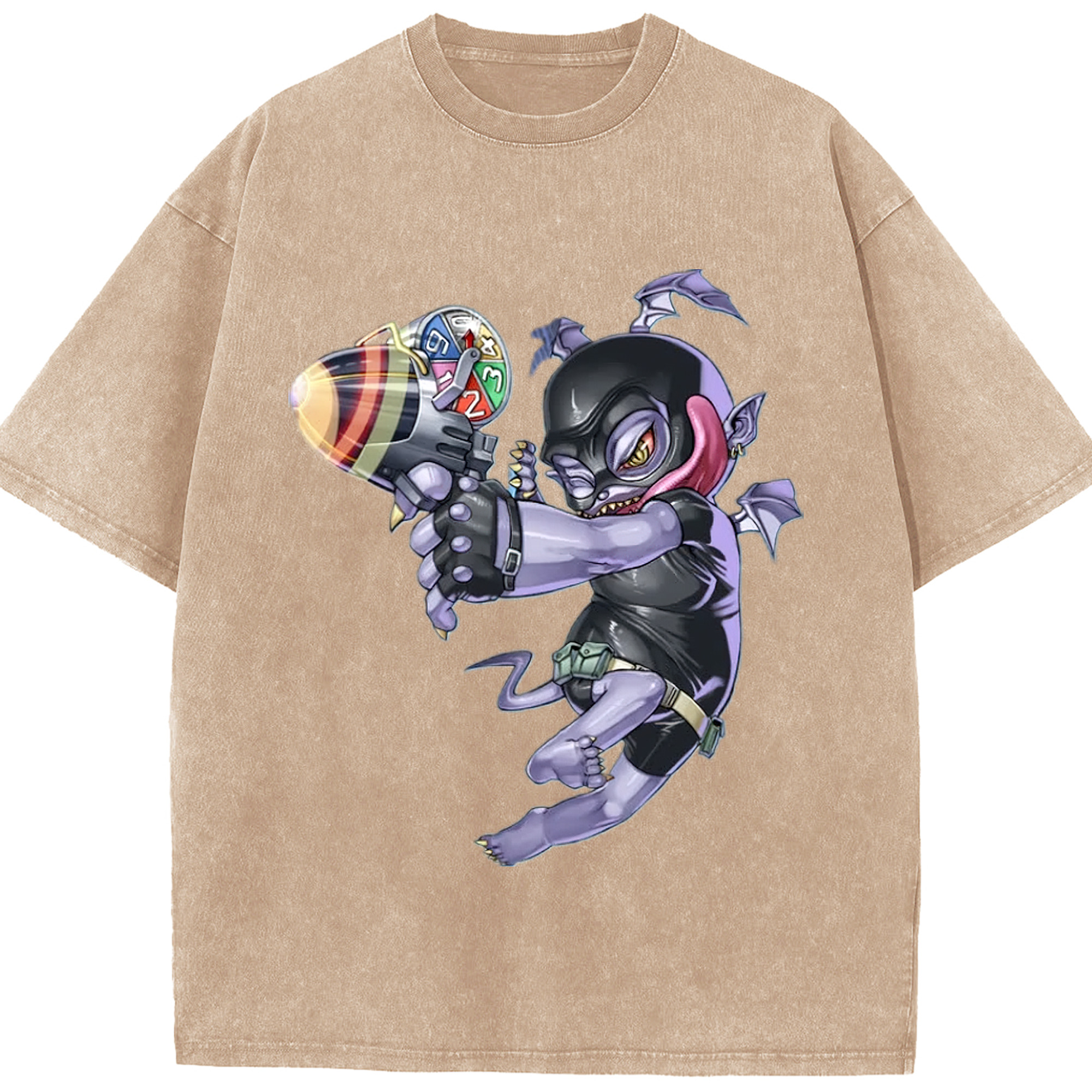 （画像用） 遊☆戯☆王 Yu-Gi-Oh! 綿100% ヴィンテージ風 半袖Tシャツ（フロントプリント）