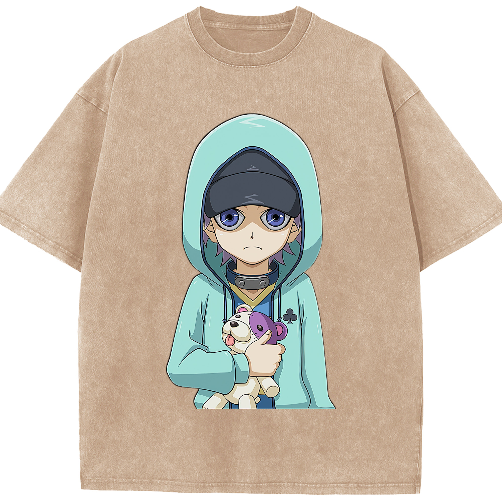 （画像用） 遊☆戯☆王 Yu-Gi-Oh! 綿100% ヴィンテージ風 半袖Tシャツ（フロントプリント）