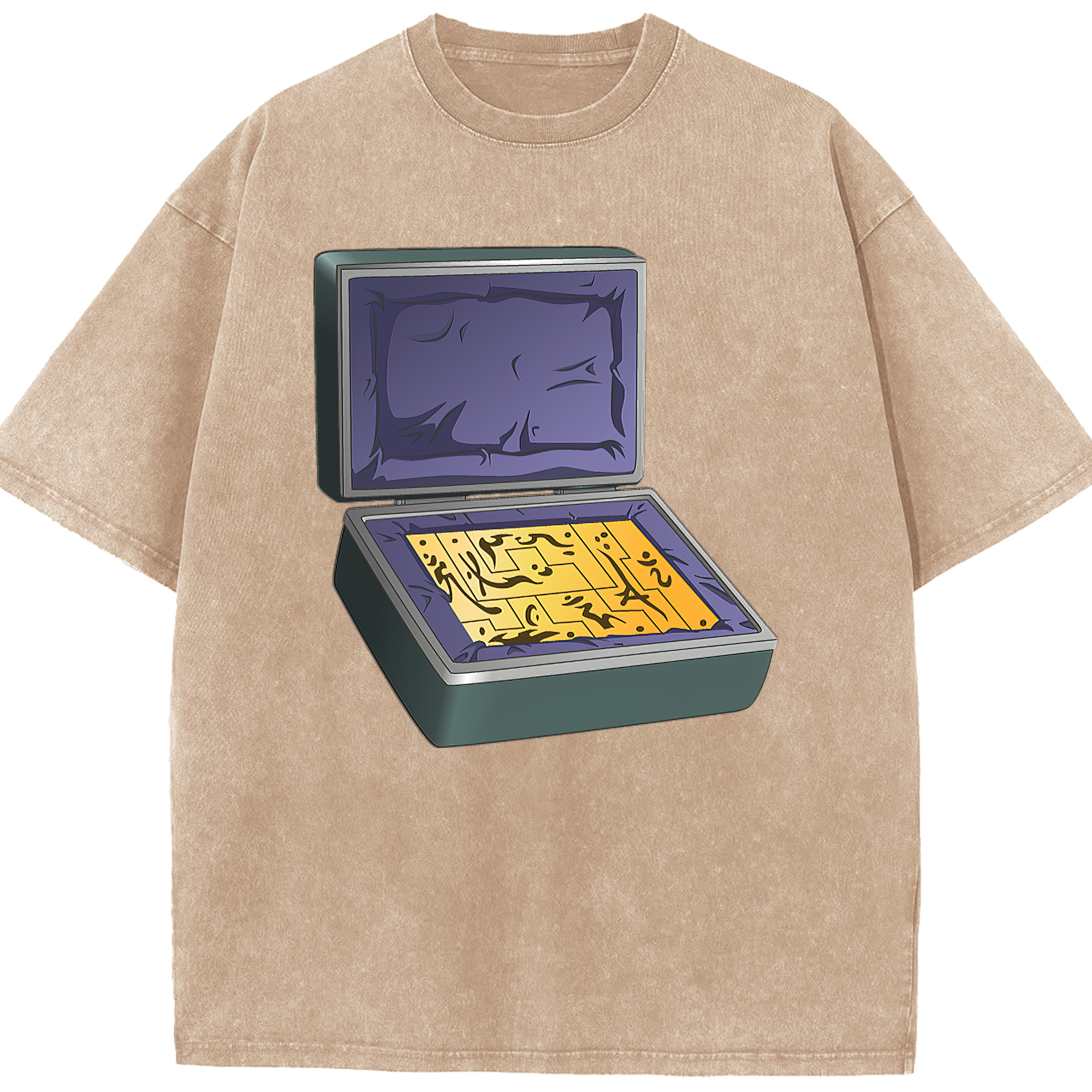 （画像用） 遊☆戯☆王 Yu-Gi-Oh! 綿100% ヴィンテージ風 半袖Tシャツ（フロントプリント）