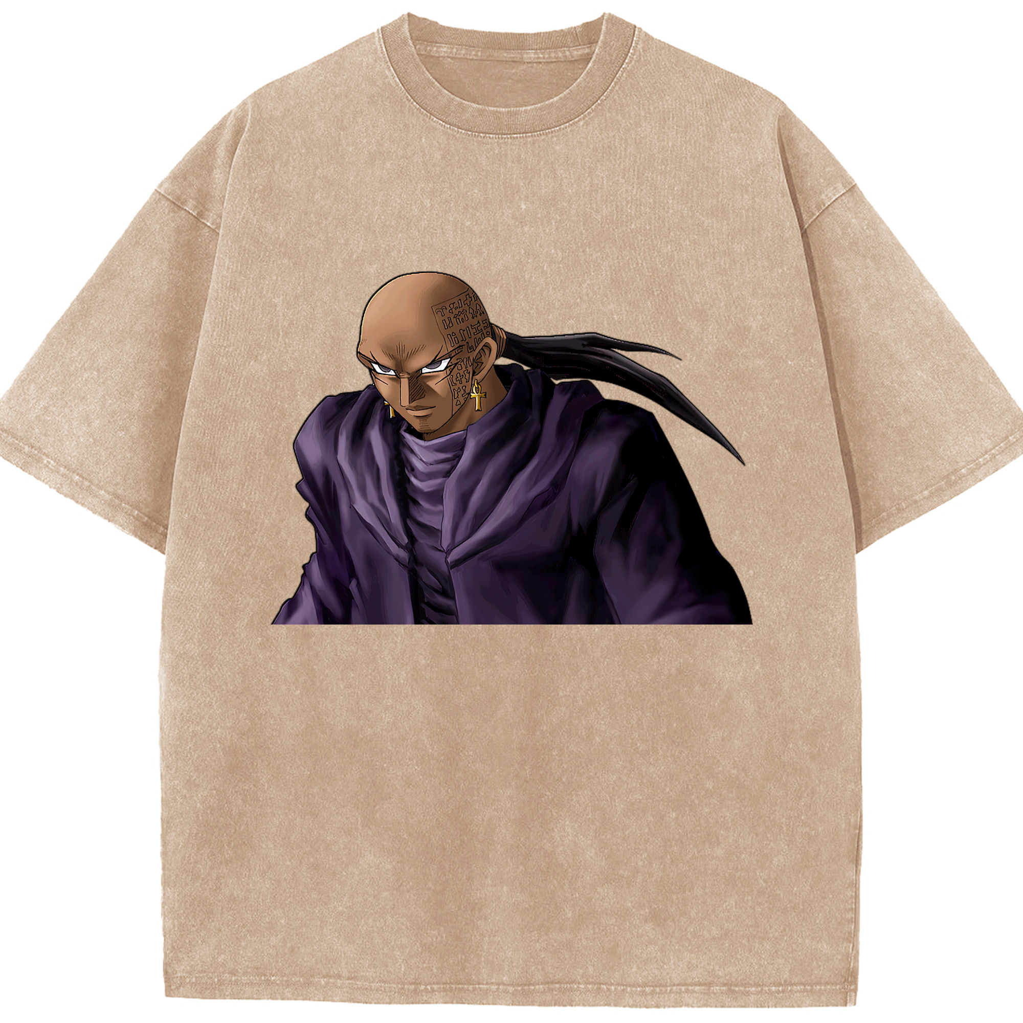 （画像用） 遊☆戯☆王 Yu-Gi-Oh! 綿100% ヴィンテージ風 半袖Tシャツ（フロントプリント）