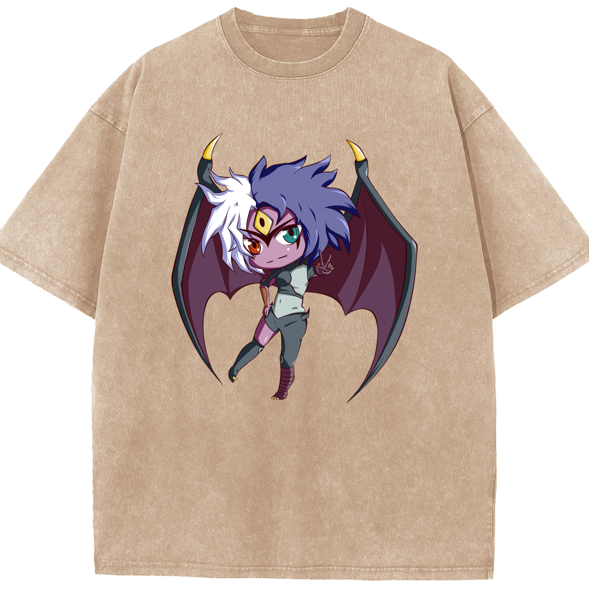 （画像用） 遊☆戯☆王 Yu-Gi-Oh! 綿100% ヴィンテージ風 半袖Tシャツ（フロントプリント）
