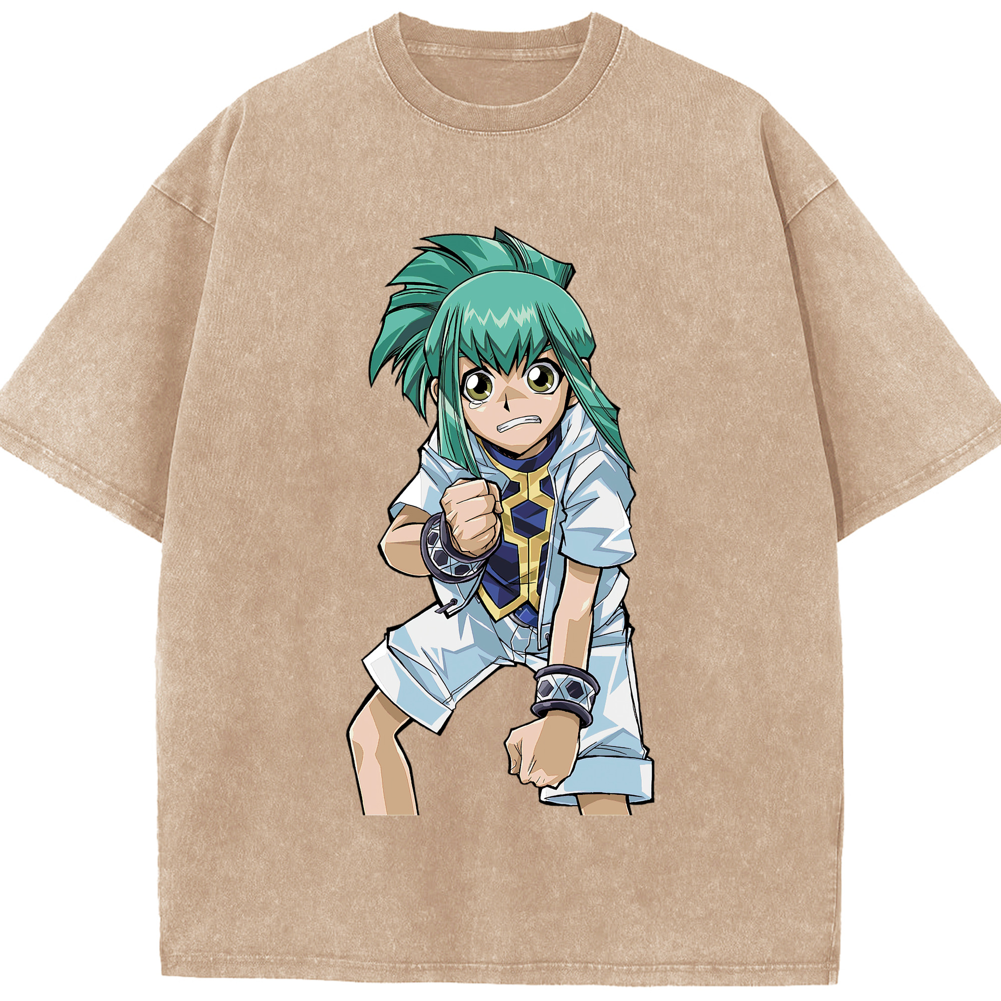 （画像用） 遊☆戯☆王 Yu-Gi-Oh! 綿100% ヴィンテージ風 半袖Tシャツ（フロントプリント）