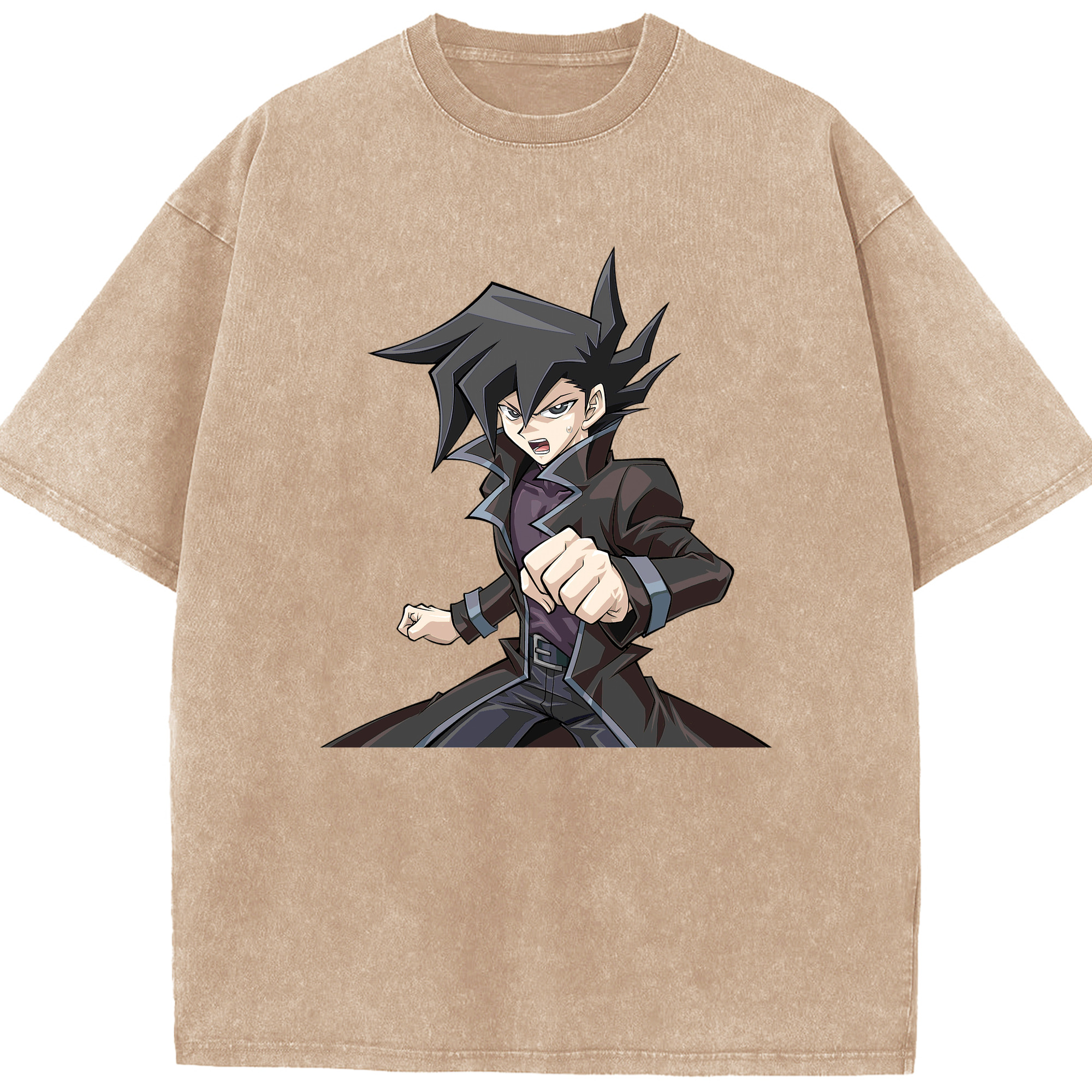 （画像用） 遊☆戯☆王 Yu-Gi-Oh! 綿100% ヴィンテージ風 半袖Tシャツ（フロントプリント）