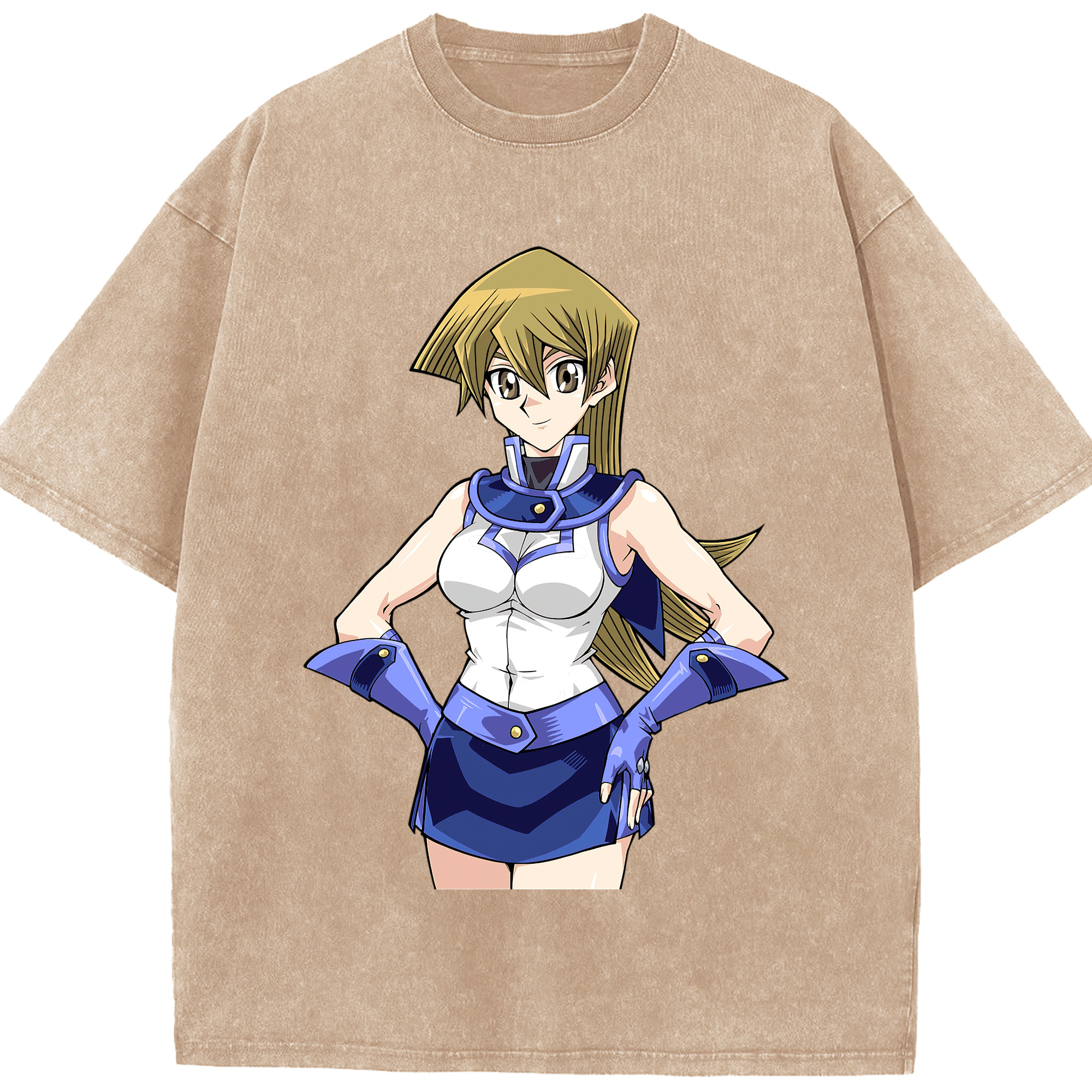 （画像用） 遊☆戯☆王 Yu-Gi-Oh! 綿100% ヴィンテージ風 半袖Tシャツ（フロントプリント）