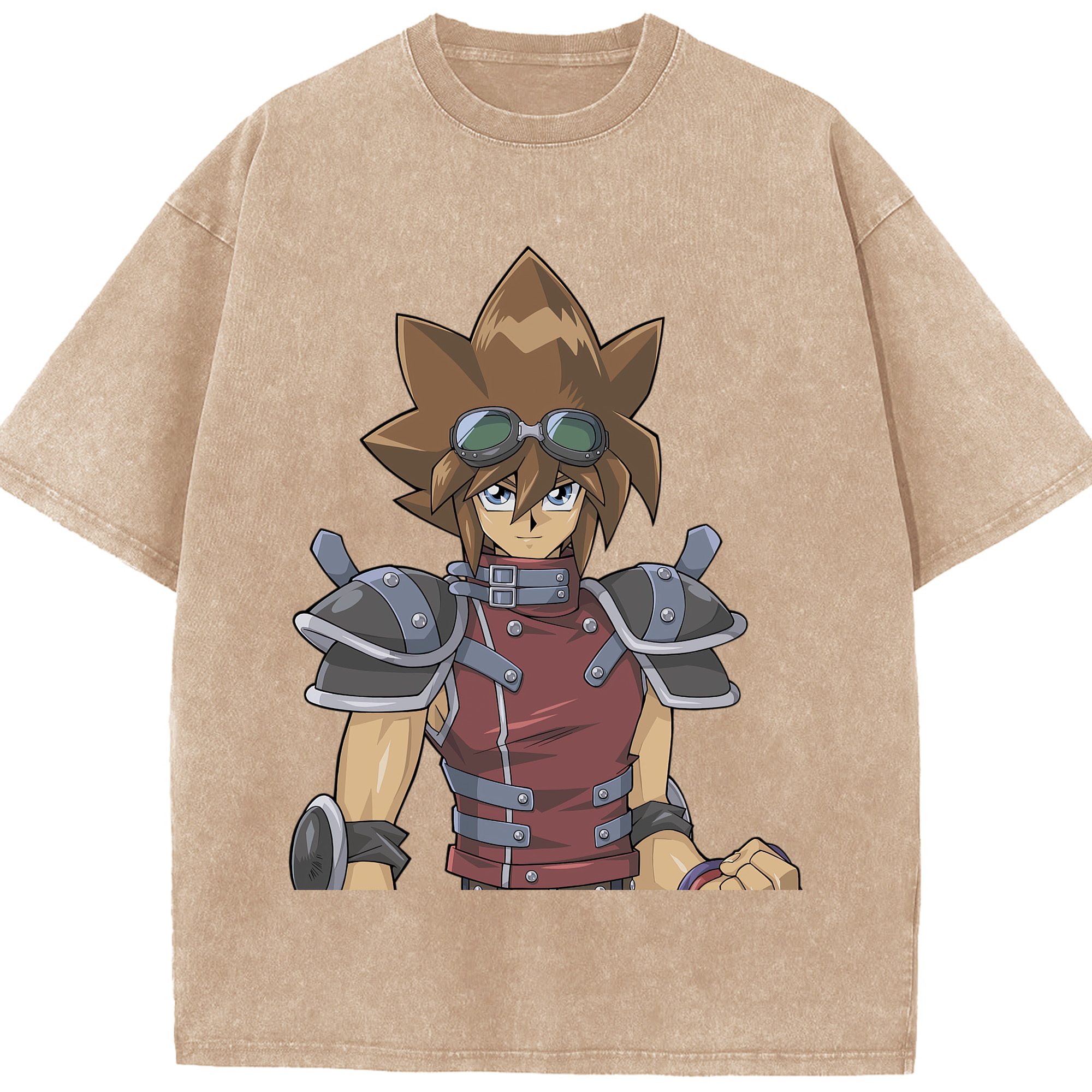 （画像用） 遊☆戯☆王 Yu-Gi-Oh! 綿100% ヴィンテージ風 半袖Tシャツ（フロントプリント）