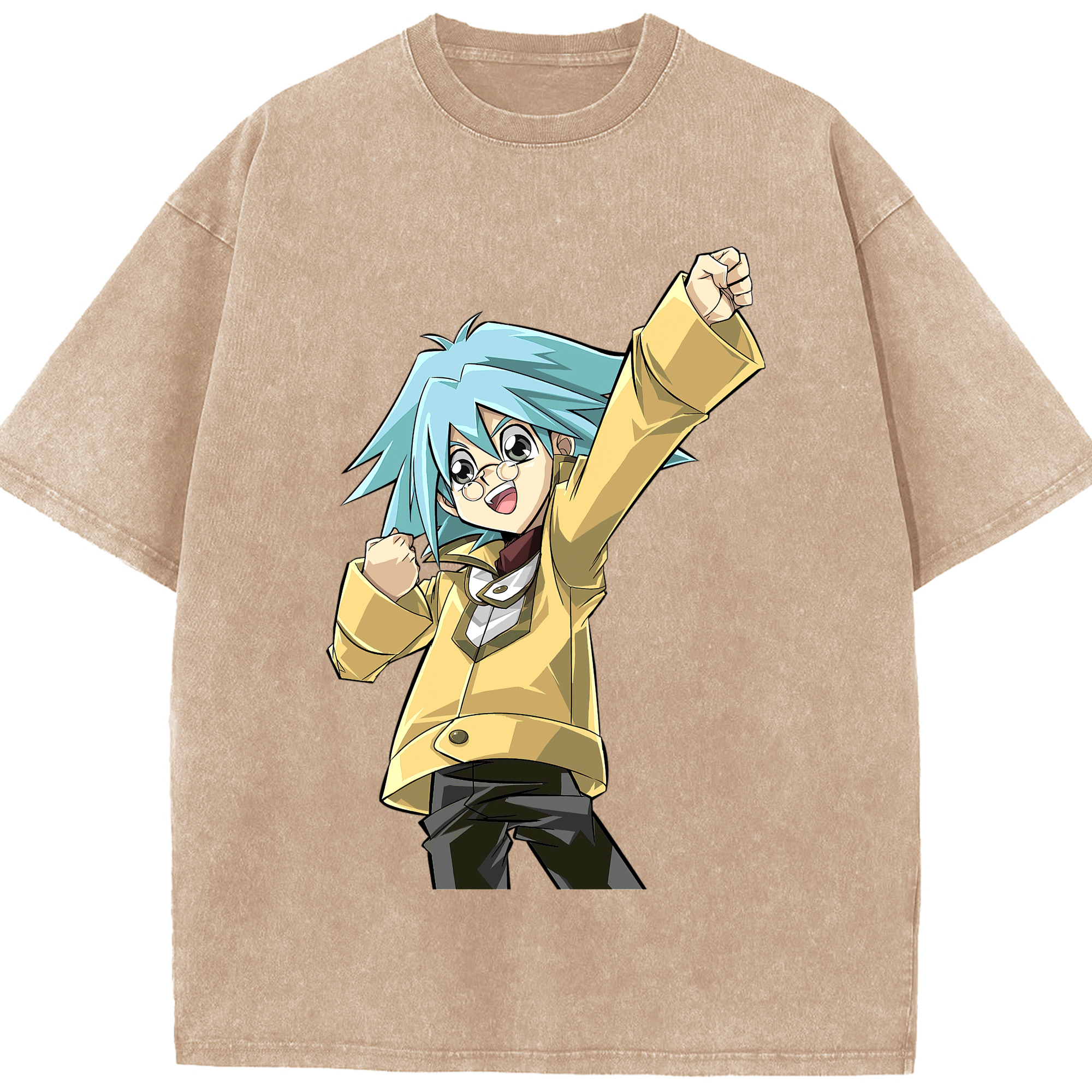 （画像用） 遊☆戯☆王 Yu-Gi-Oh! 綿100% ヴィンテージ風 半袖Tシャツ（フロントプリント）