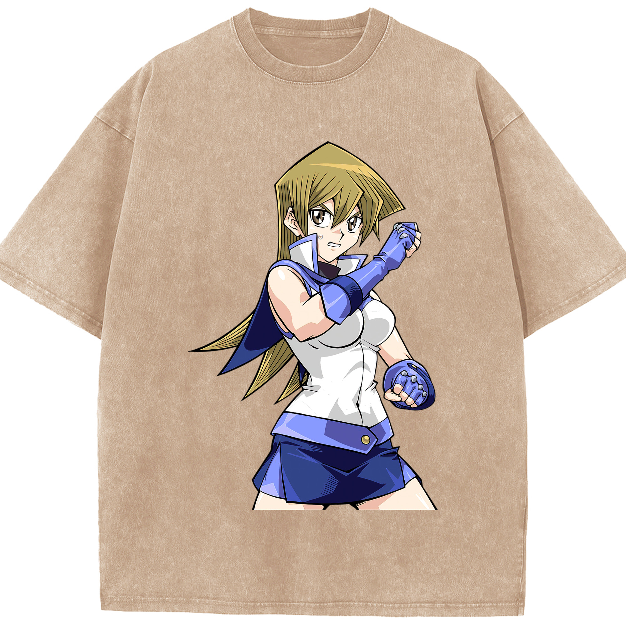 （画像用） 遊☆戯☆王 Yu-Gi-Oh! 綿100% ヴィンテージ風 半袖Tシャツ（フロントプリント）