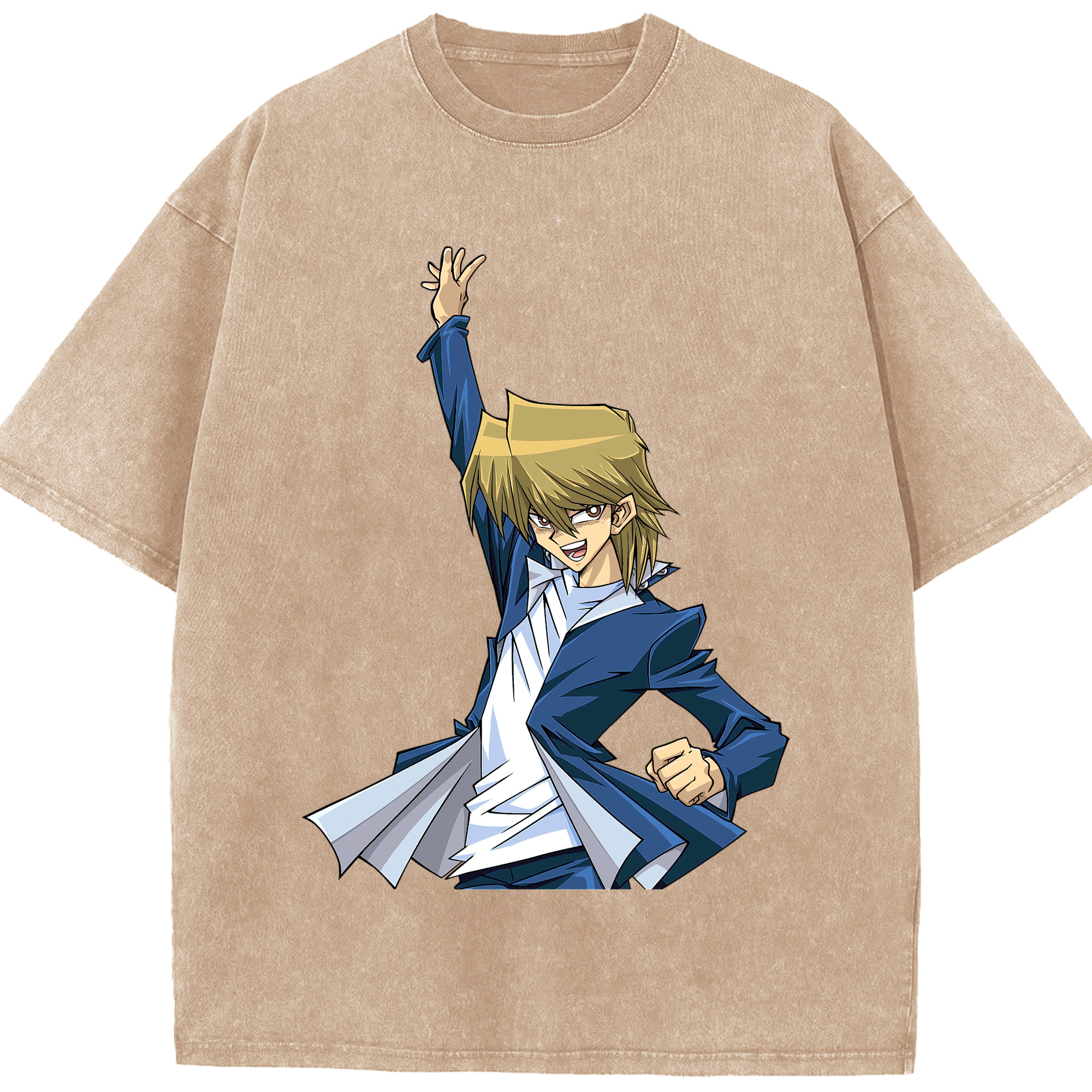 （画像用） 遊☆戯☆王 Yu-Gi-Oh! 綿100% ヴィンテージ風 半袖Tシャツ（フロントプリント）