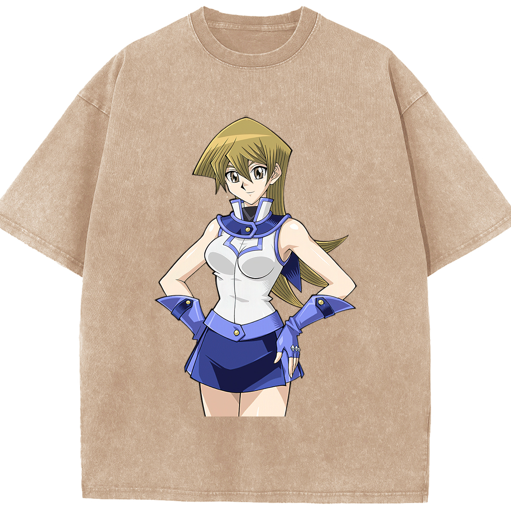 （画像用） 遊☆戯☆王 Yu-Gi-Oh! 綿100% ヴィンテージ風 半袖Tシャツ（フロントプリント）