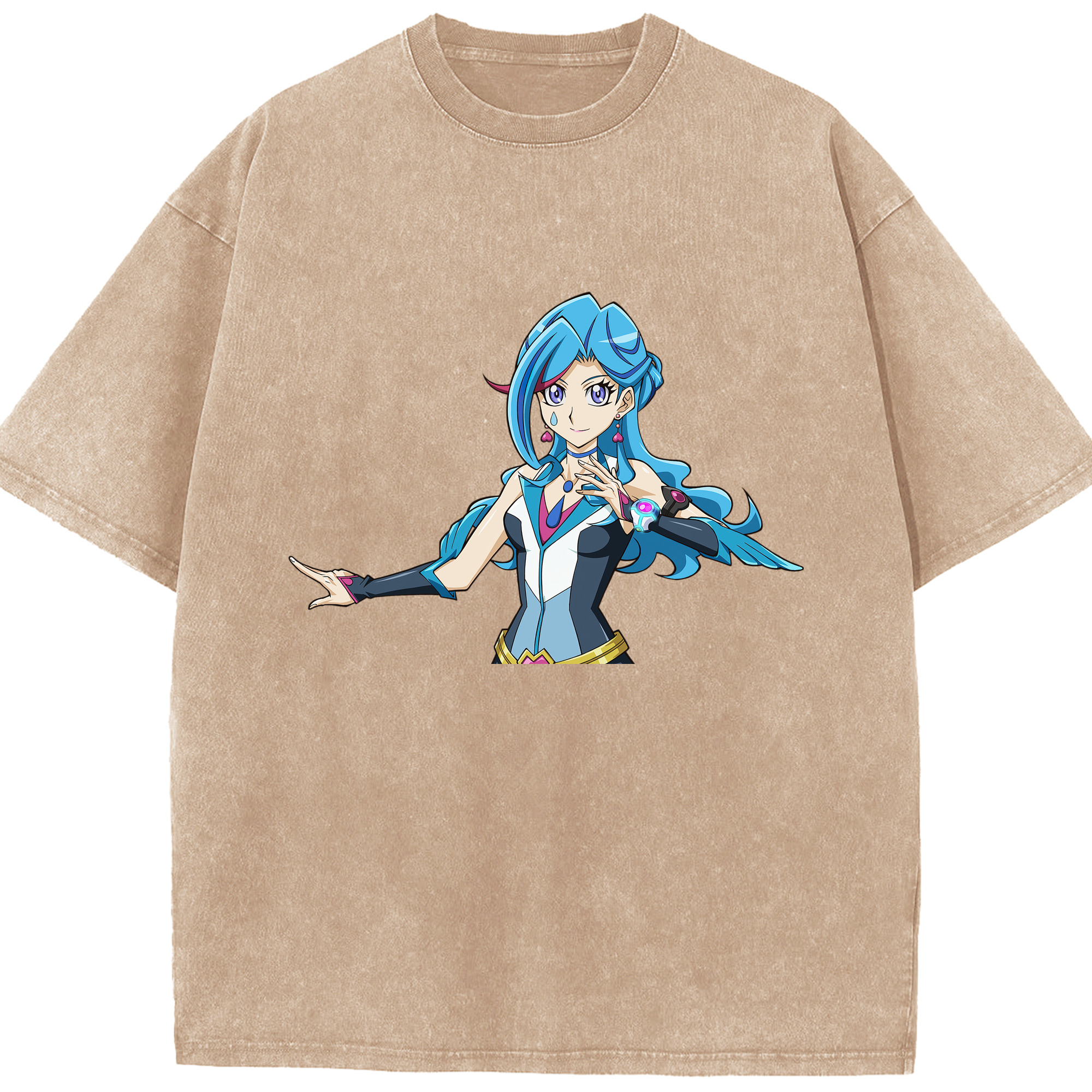 （画像用） 遊☆戯☆王 Yu-Gi-Oh! 綿100% ヴィンテージ風 半袖Tシャツ（フロントプリント）