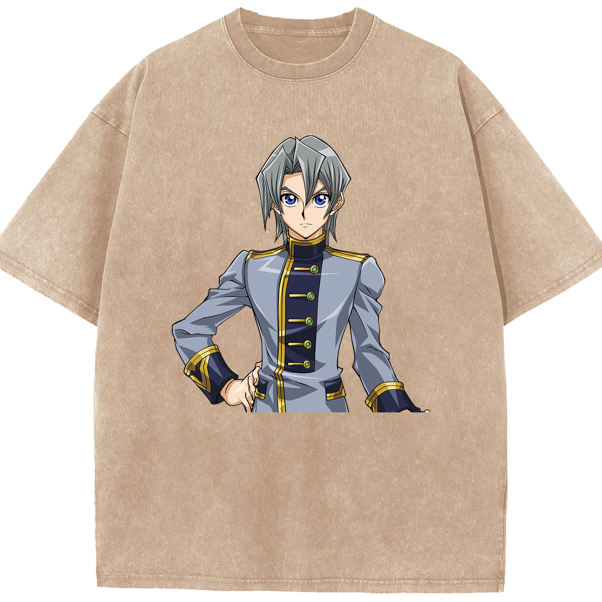 （画像用） 遊☆戯☆王 Yu-Gi-Oh! 綿100% ヴィンテージ風 半袖Tシャツ（フロントプリント）