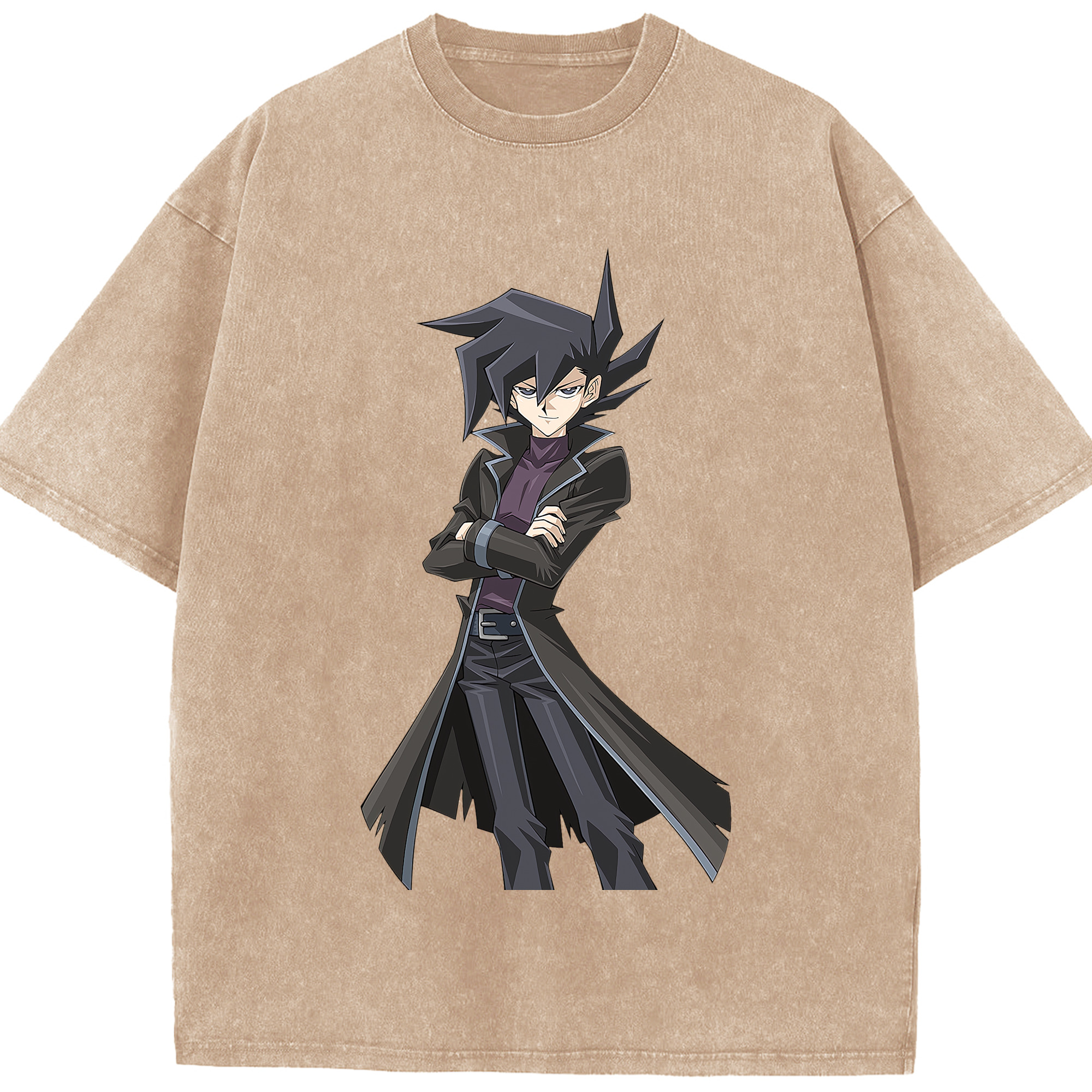 （画像用） 遊☆戯☆王 Yu-Gi-Oh! 綿100% ヴィンテージ風 半袖Tシャツ（フロントプリント）