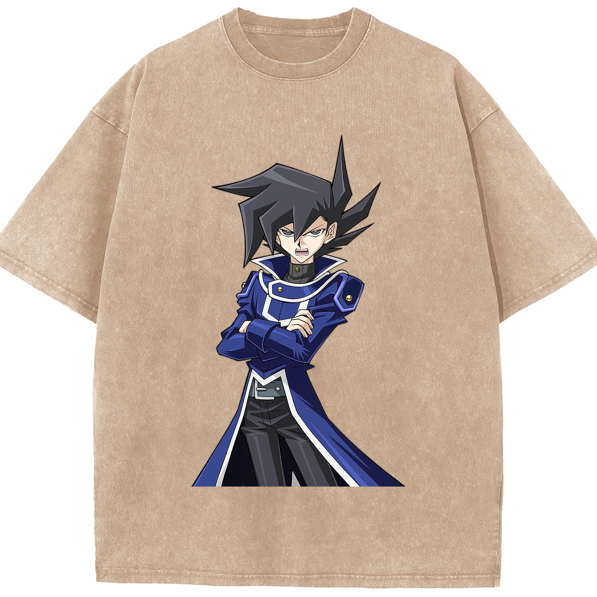 （画像用） 遊☆戯☆王 Yu-Gi-Oh! 綿100% ヴィンテージ風 半袖Tシャツ（フロントプリント）