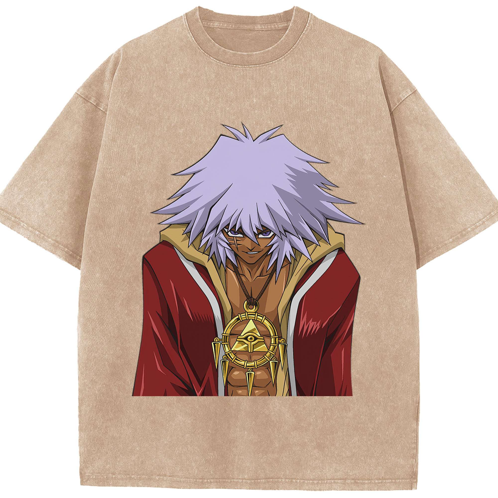 （画像用） 遊☆戯☆王 Yu-Gi-Oh! 綿100% ヴィンテージ風 半袖Tシャツ（フロントプリント）