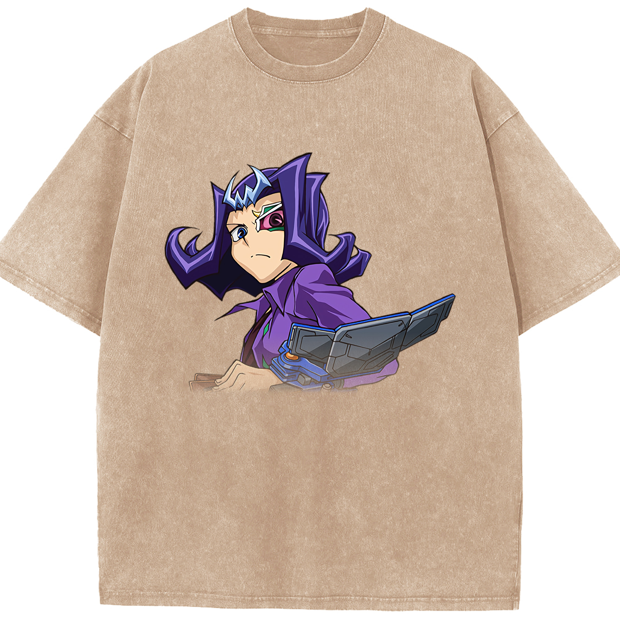 （画像用） 遊☆戯☆王 Yu-Gi-Oh! 綿100% ヴィンテージ風 半袖Tシャツ（フロントプリント）
